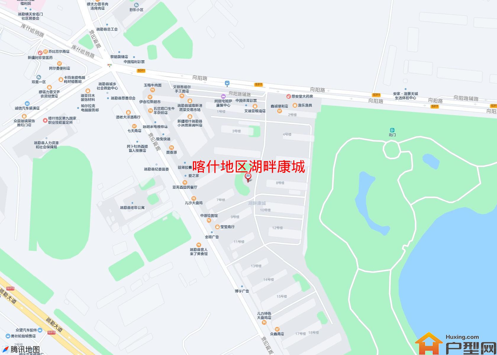 湖畔康城小区 - 户型网