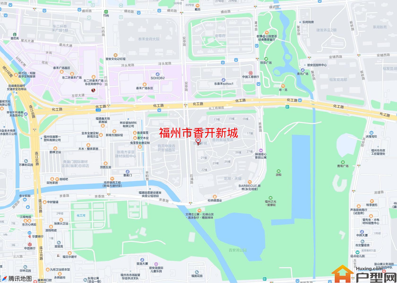 香开新城小区 - 户型网