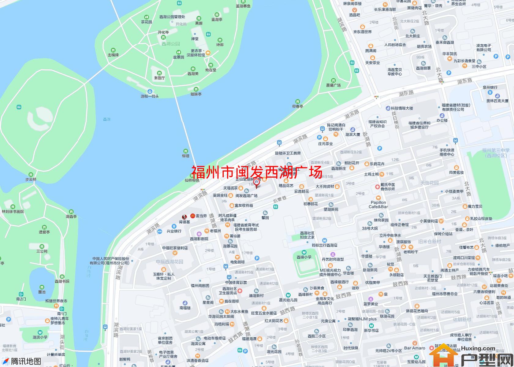 闽发西湖广场小区 - 户型网