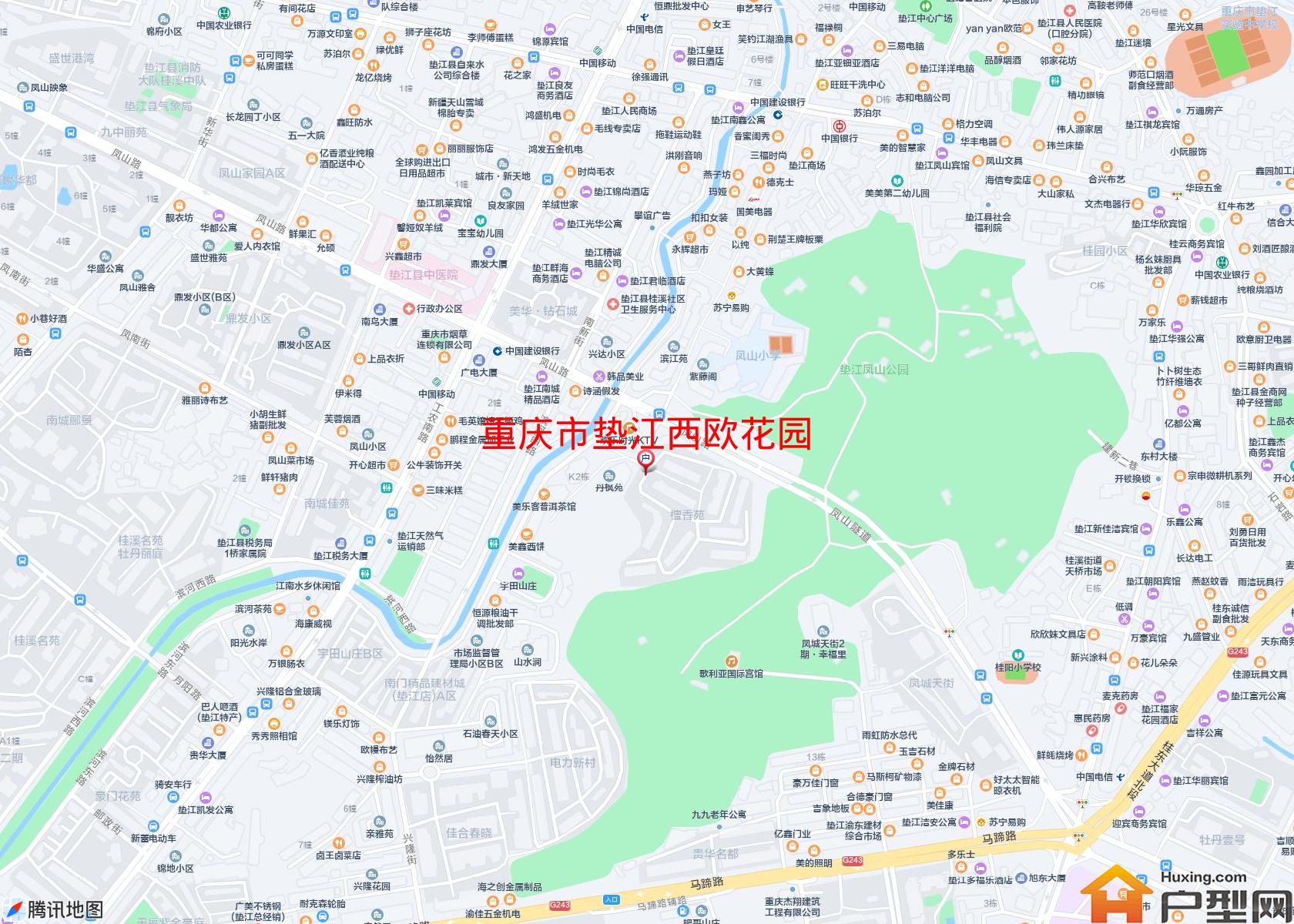 垫江西欧花园小区 - 户型网