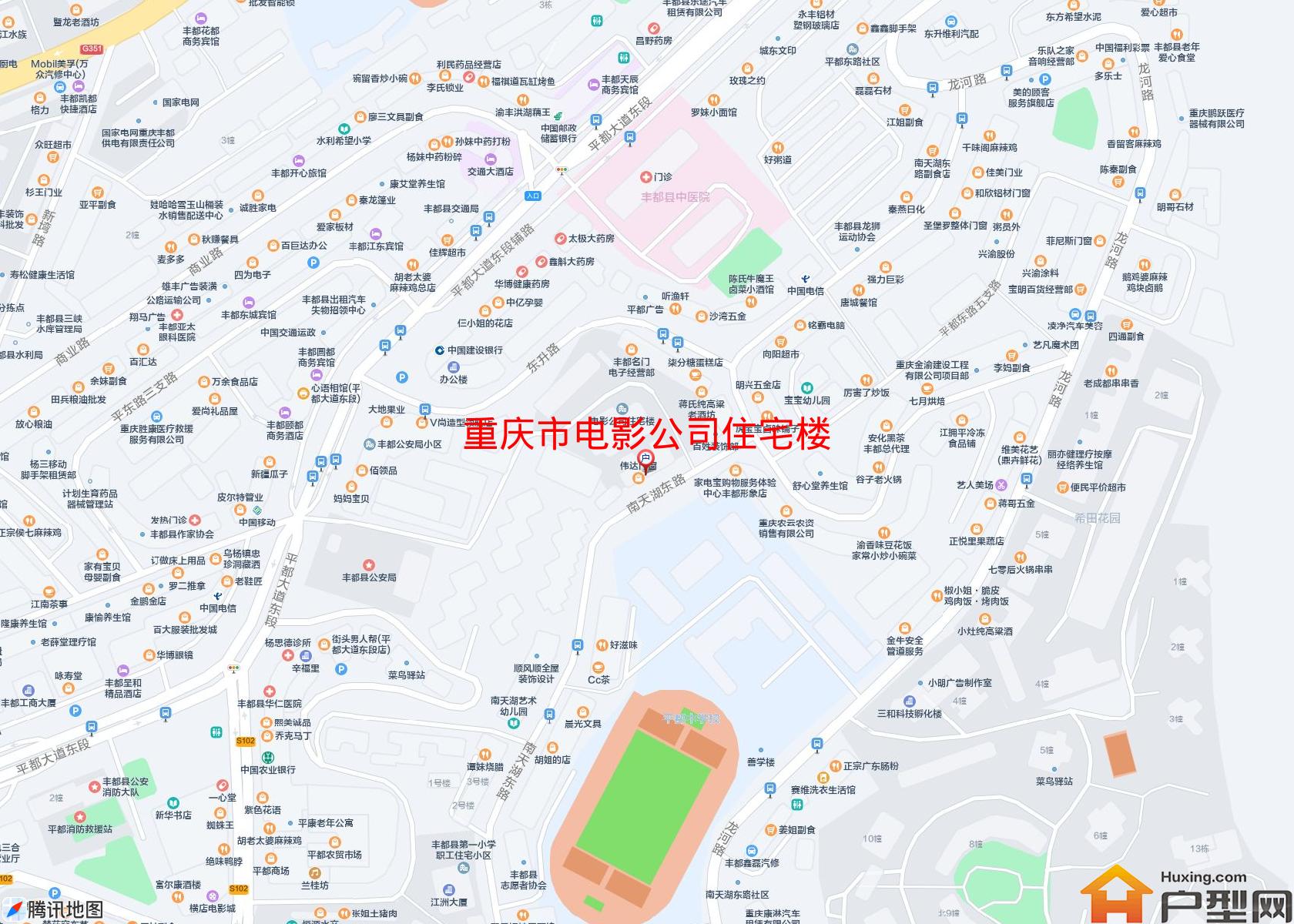 电影公司住宅楼小区 - 户型网