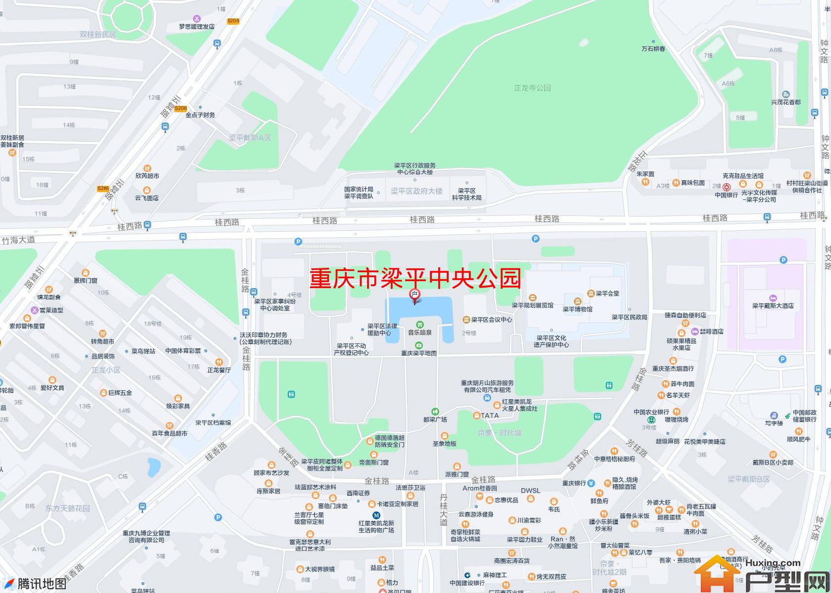 梁平中央公园小区 - 户型网