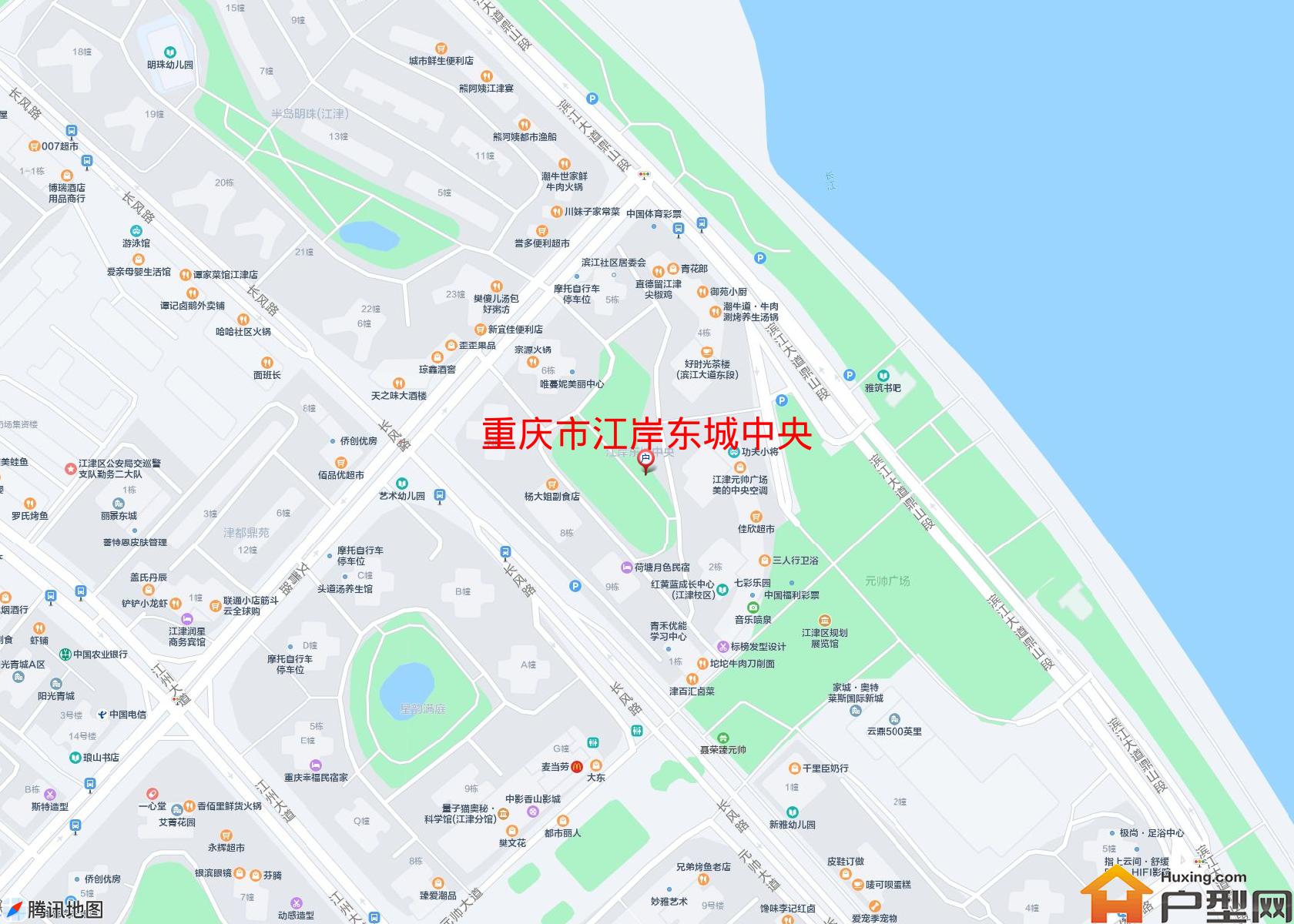 江岸东城中央小区 - 户型网