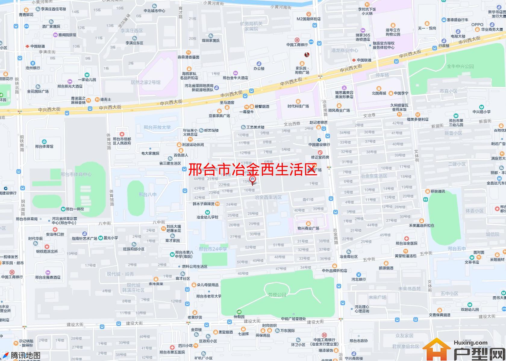 冶金西生活区小区 - 户型网