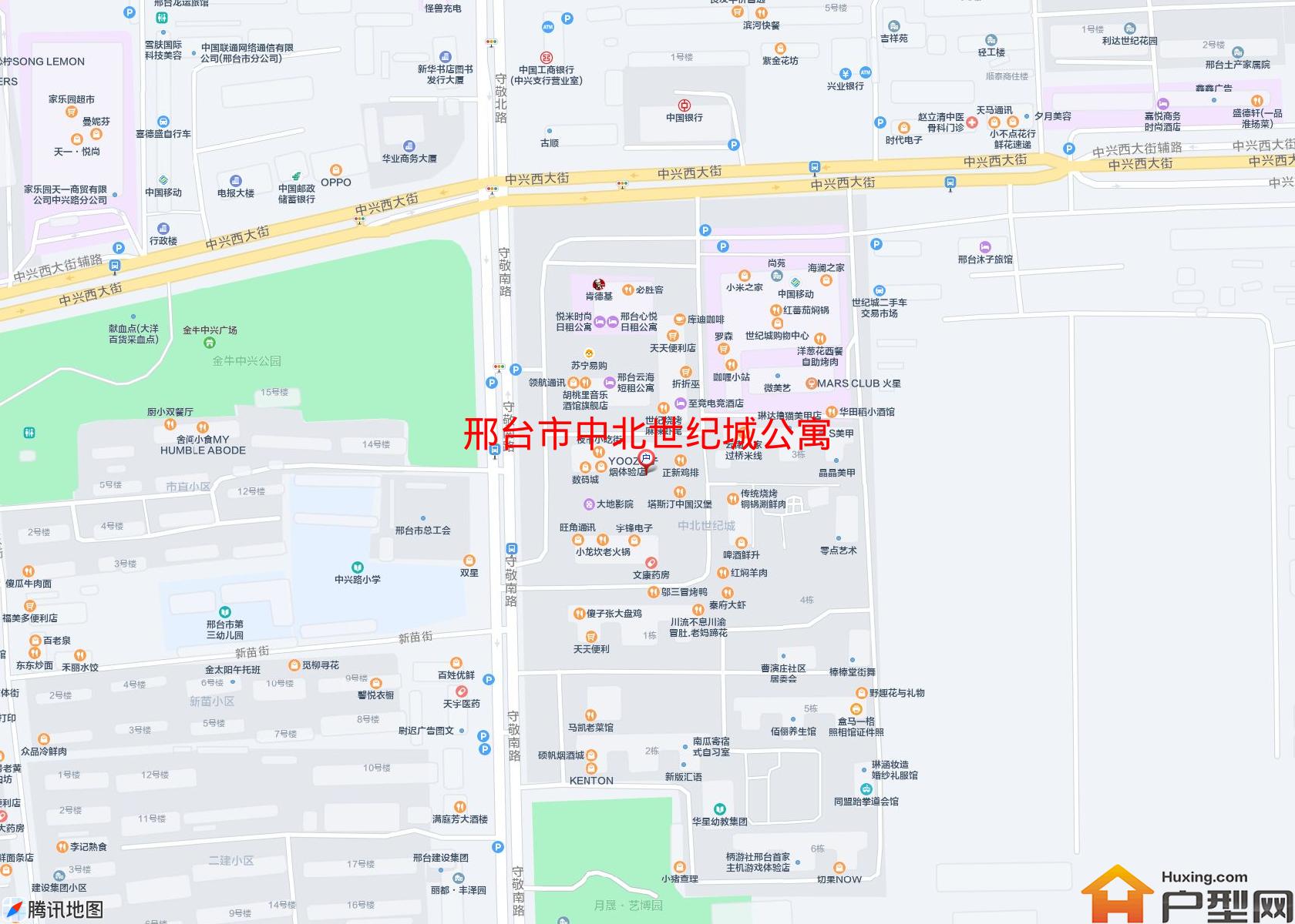 中北世纪城公寓小区 - 户型网