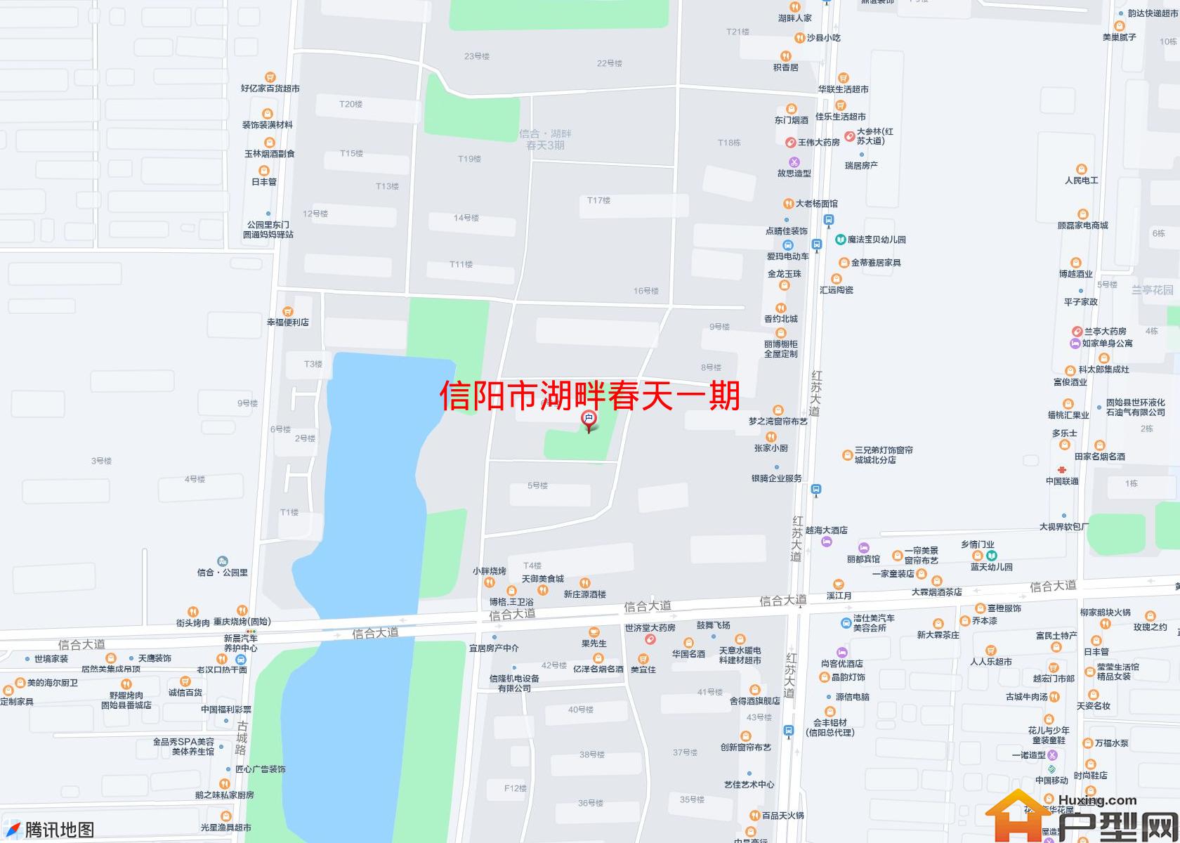 湖畔春天一期小区 - 户型网