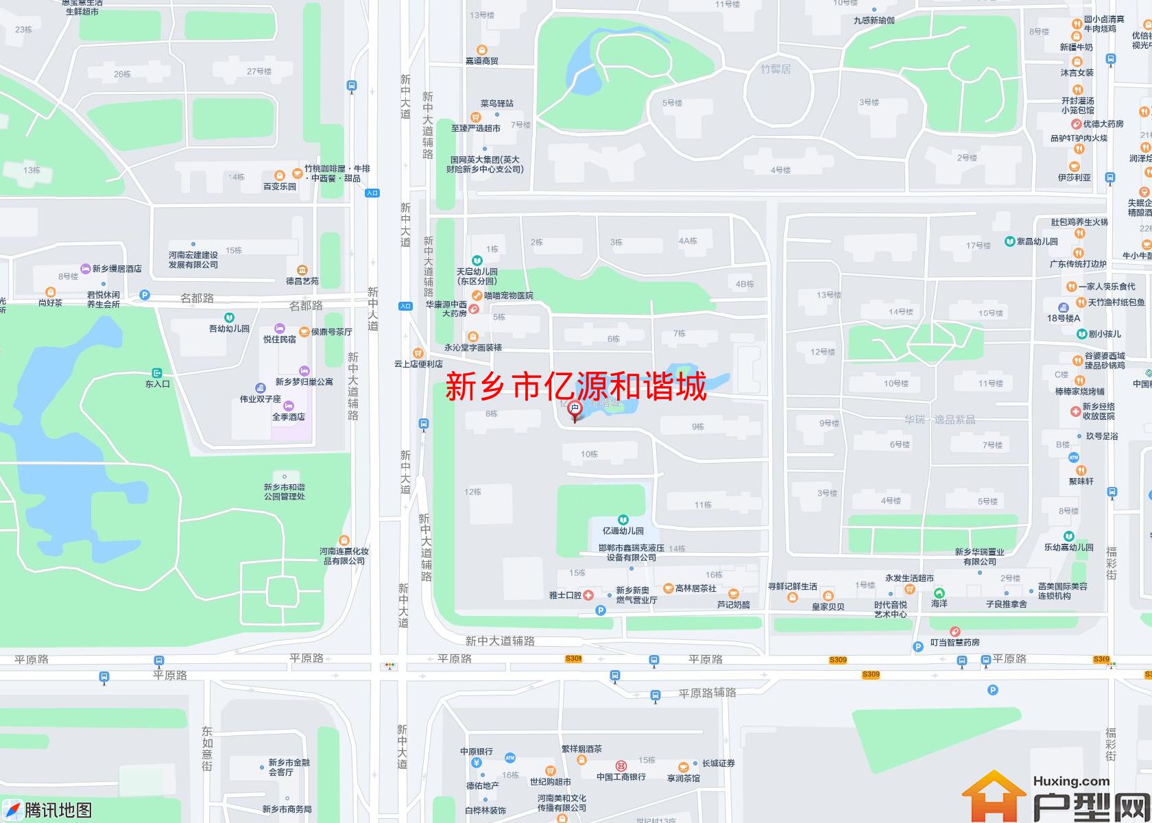 亿源和谐城小区 - 户型网
