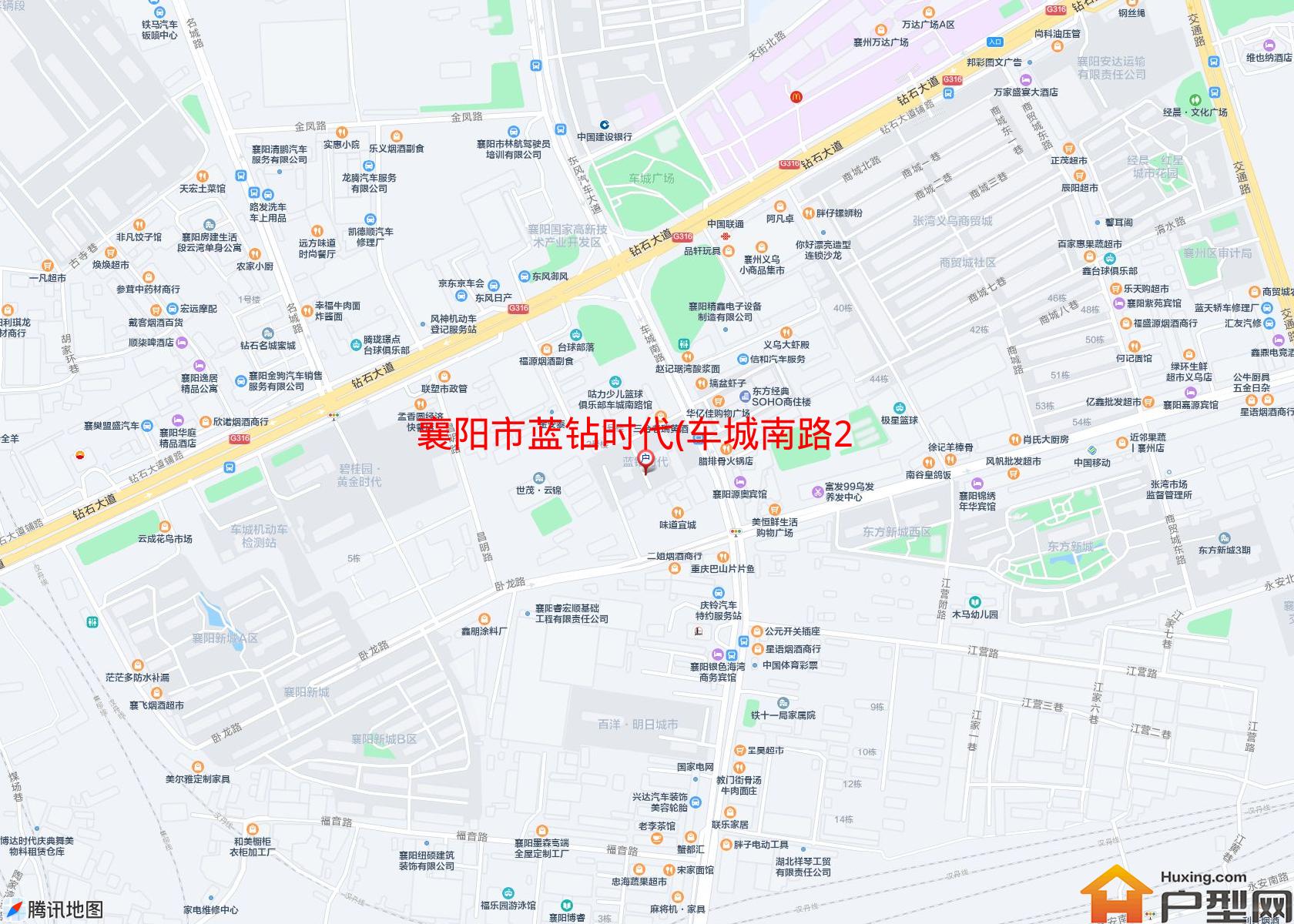 蓝钻时代(车城南路201号)小区 - 户型网