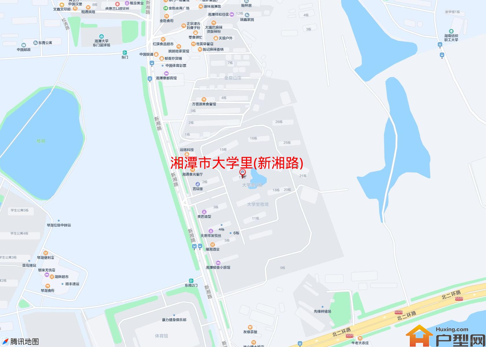 大学里(新湘路)小区 - 户型网
