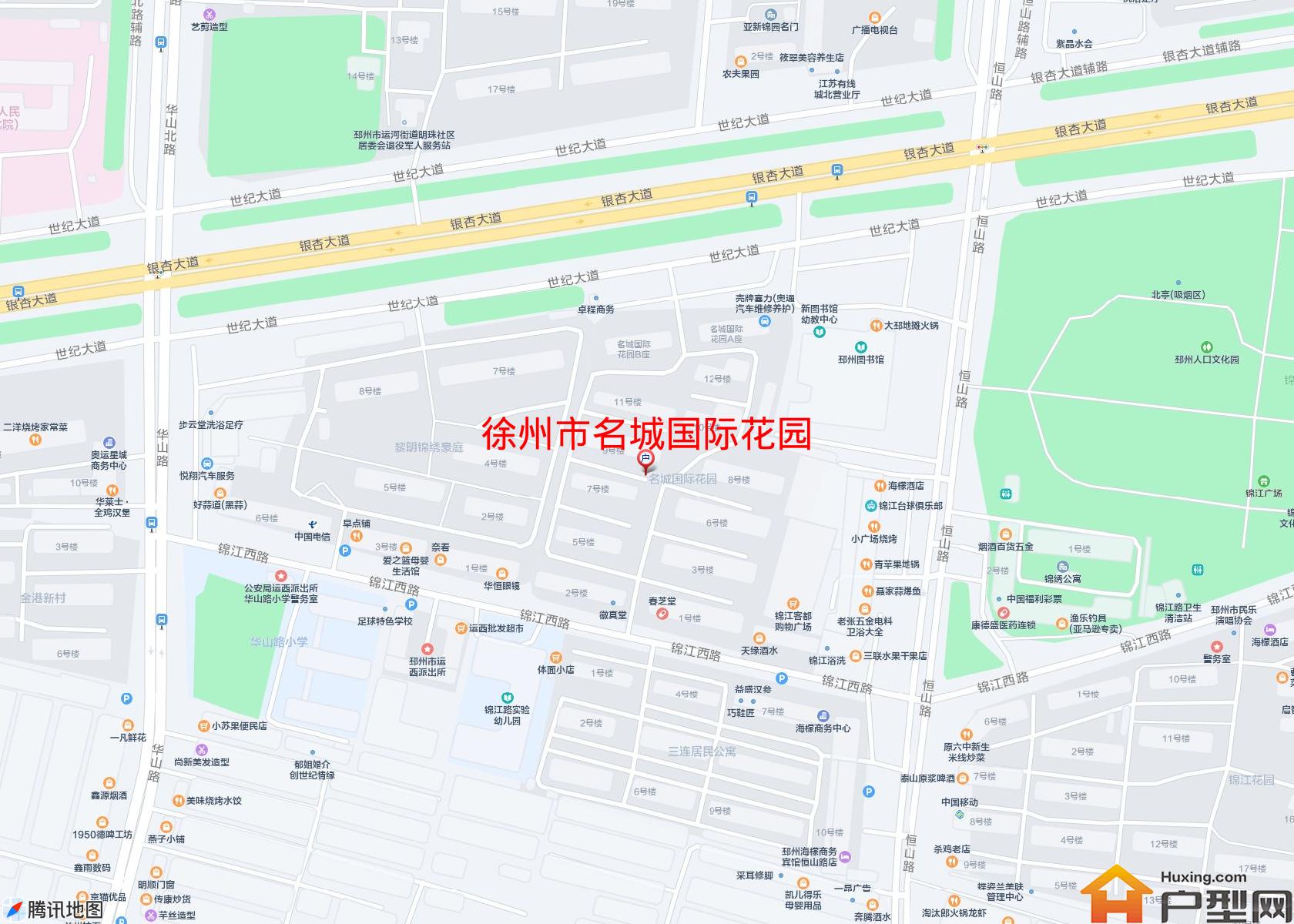 名城国际花园小区 - 户型网