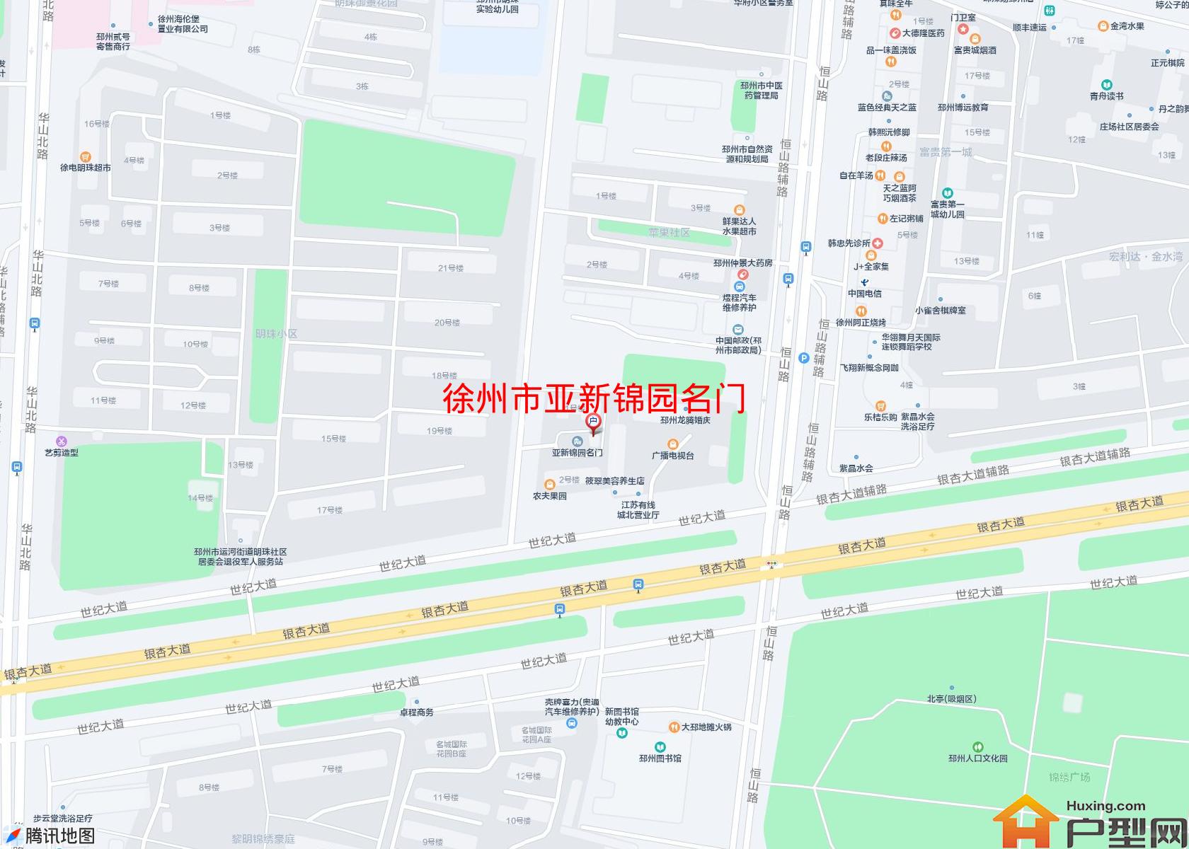 亚新锦园名门小区 - 户型网