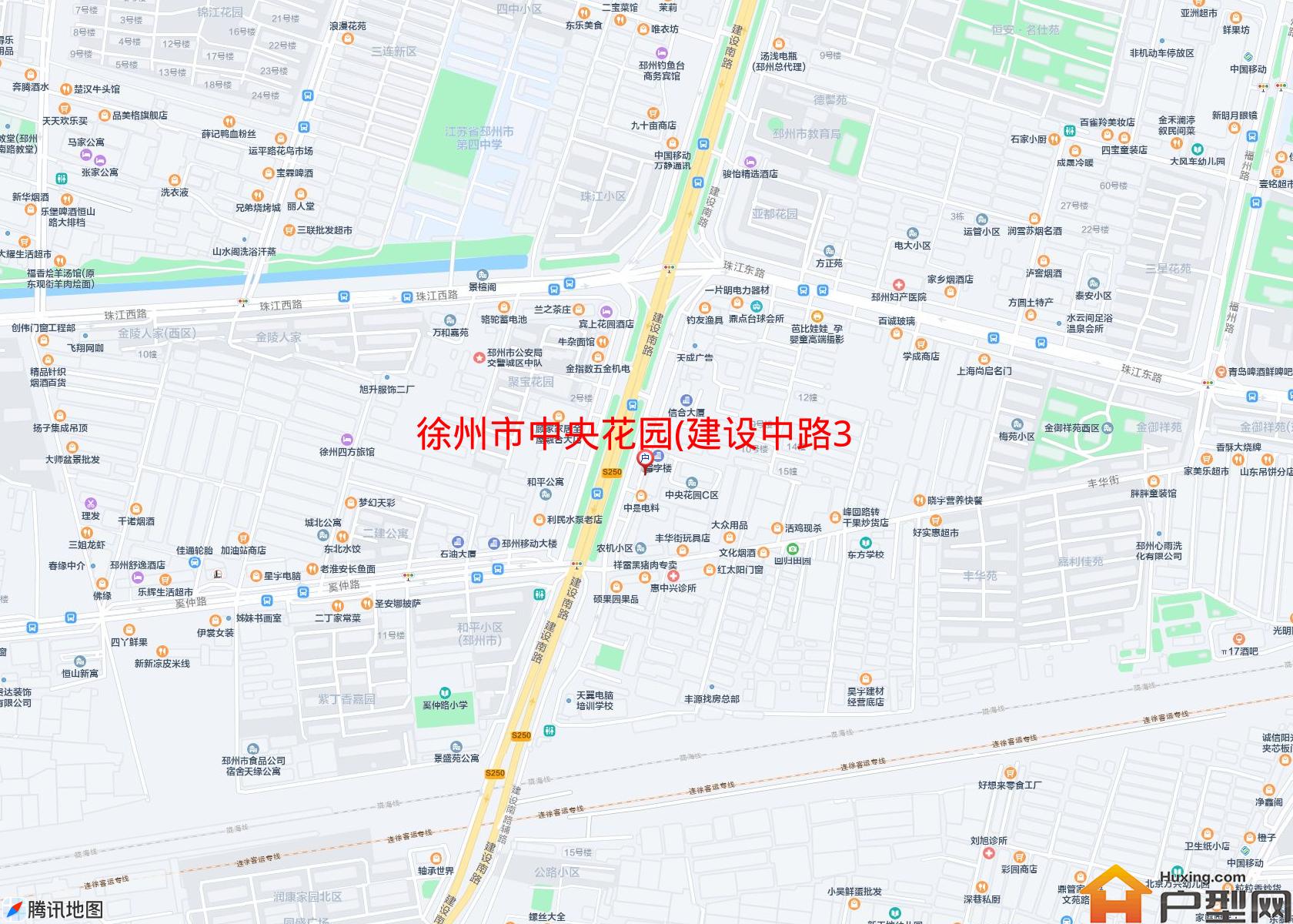 中央花园(建设中路38号)小区 - 户型网
