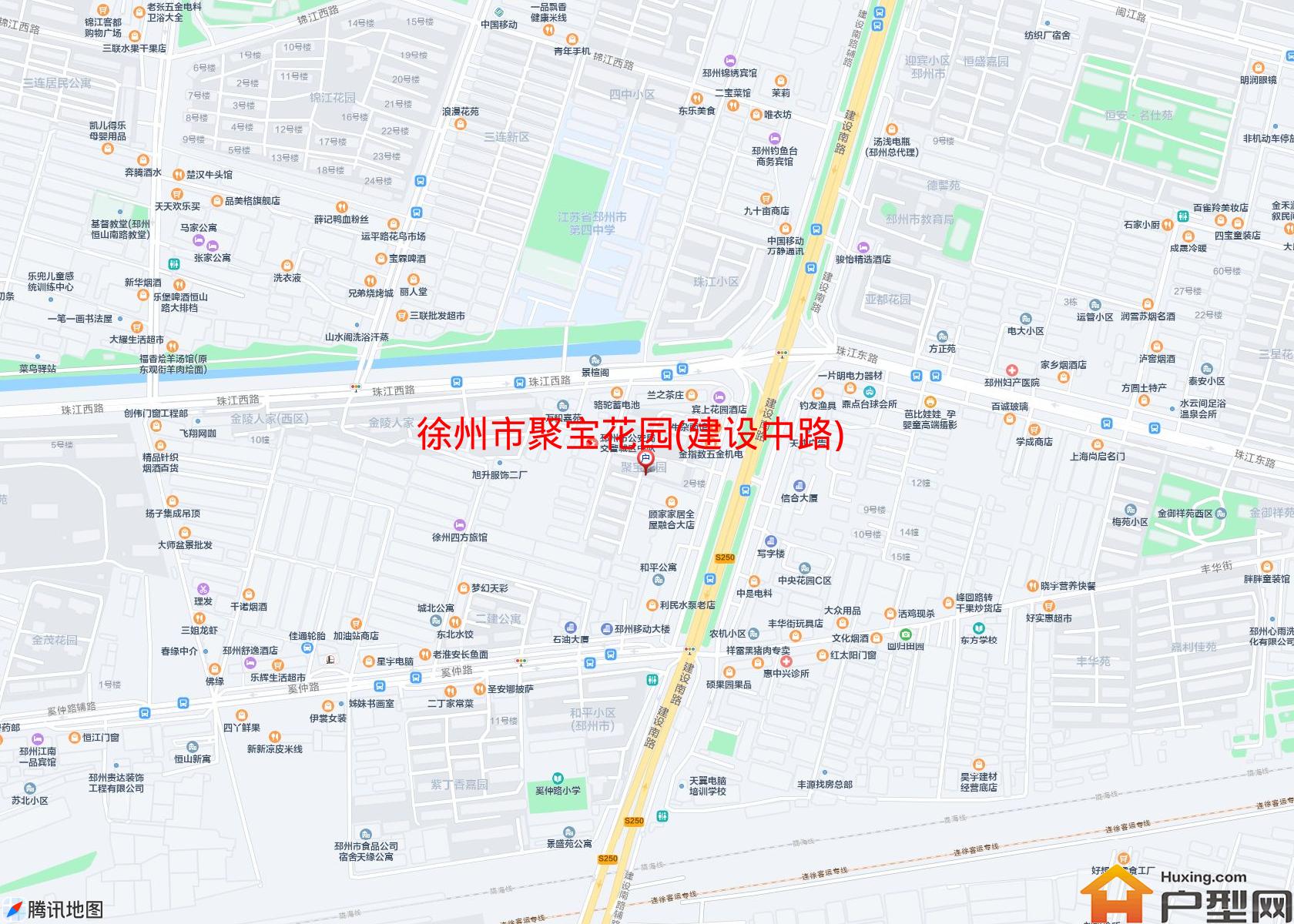 聚宝花园(建设中路)小区 - 户型网