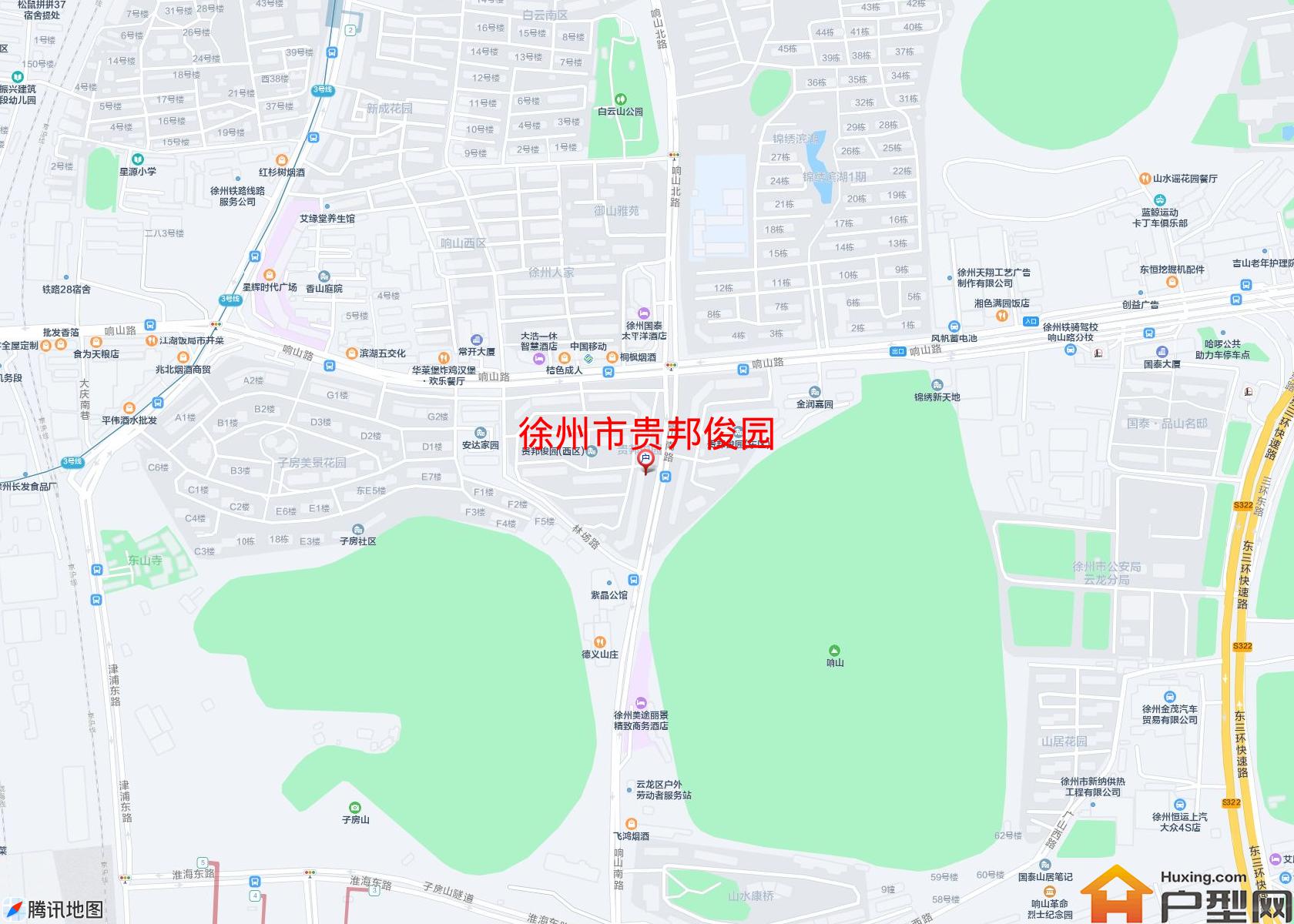 贵邦俊园小区 - 户型网
