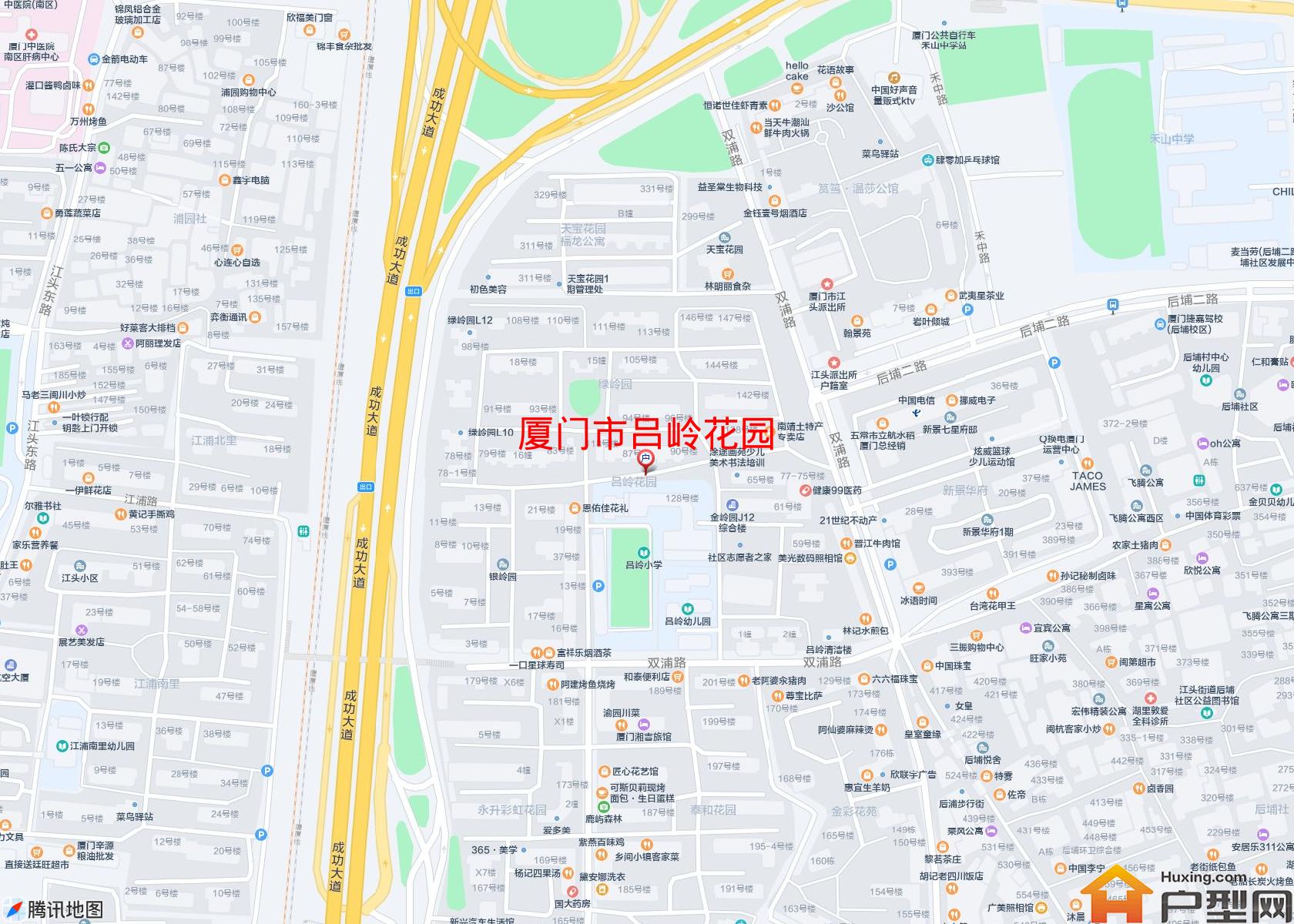 吕岭花园小区 - 户型网 吕岭花园小区 - 户型网