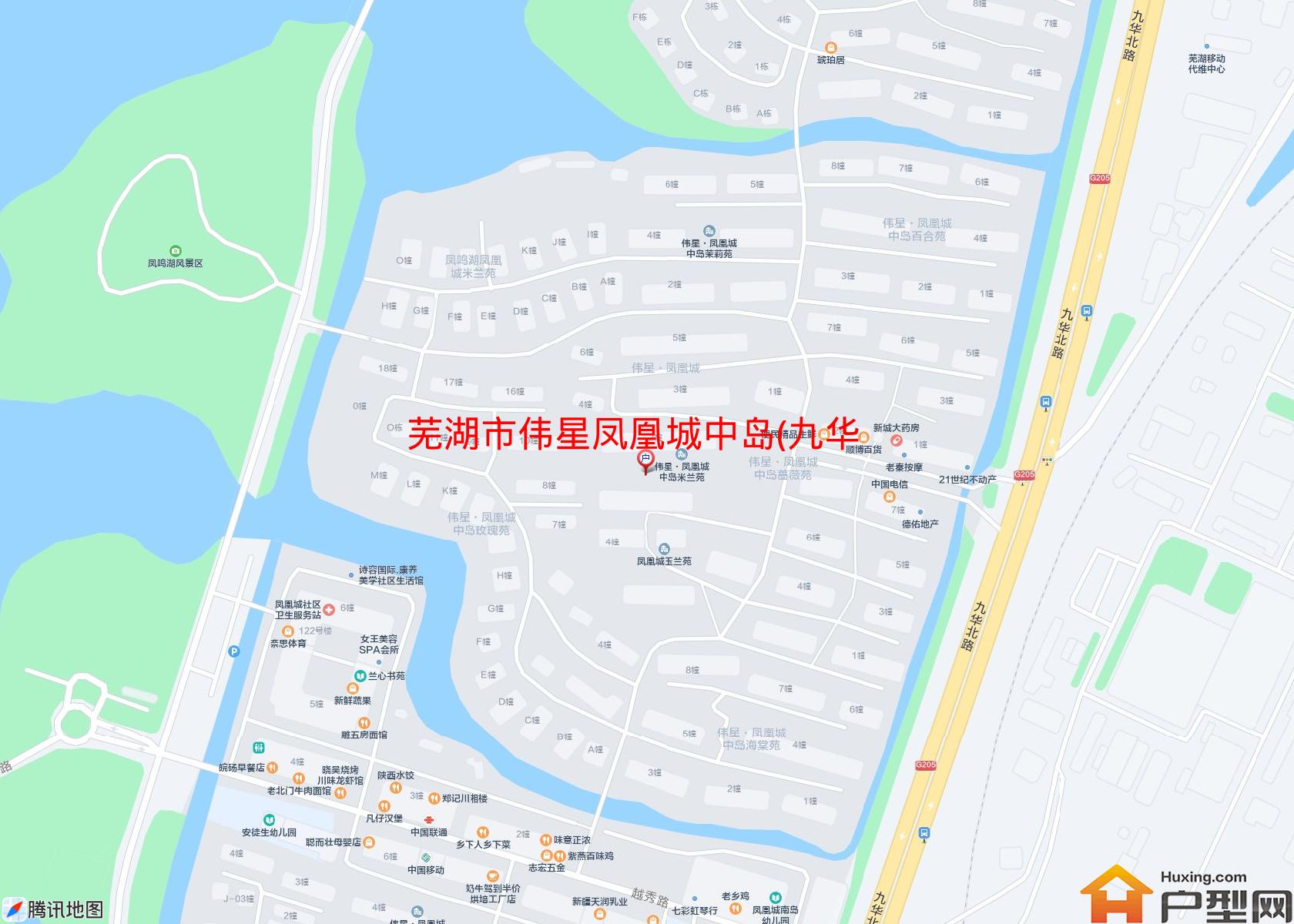伟星凤凰城中岛(九华北路)小区 - 户型网