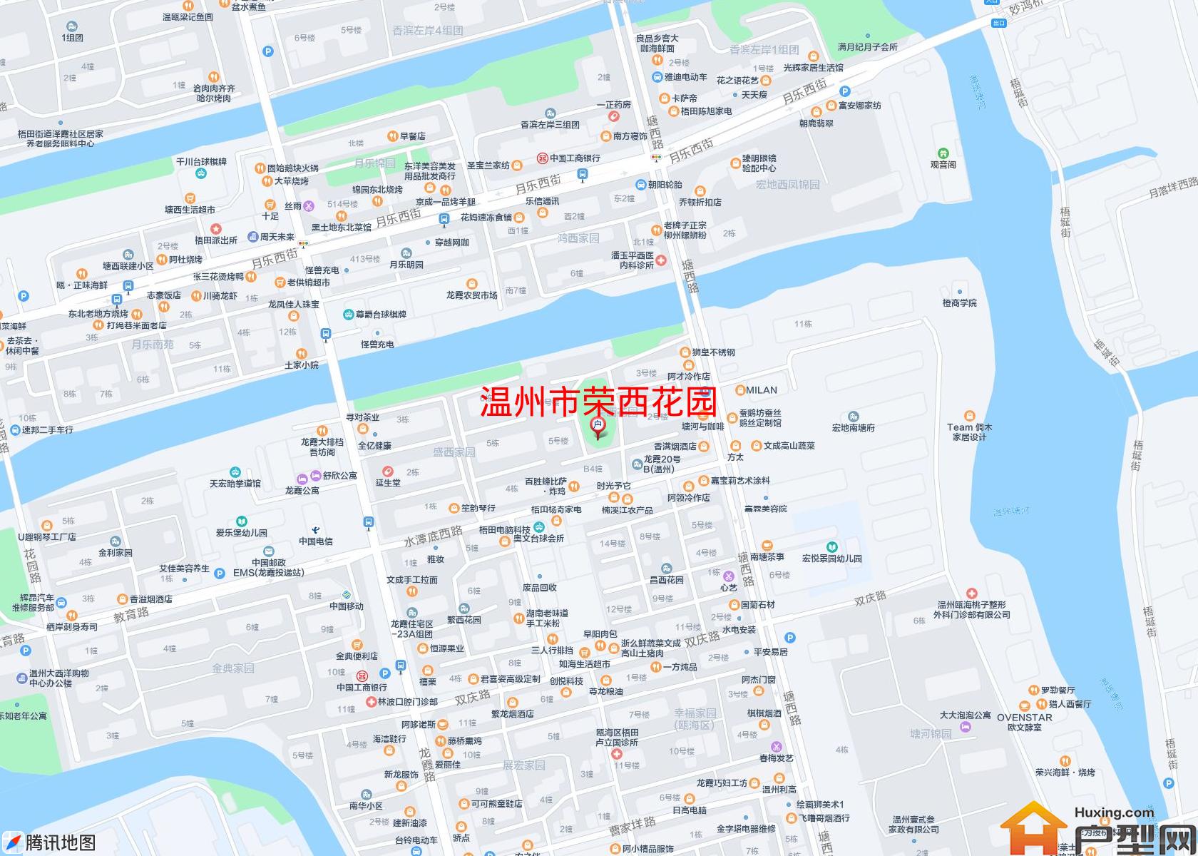 荣西花园小区 - 户型网