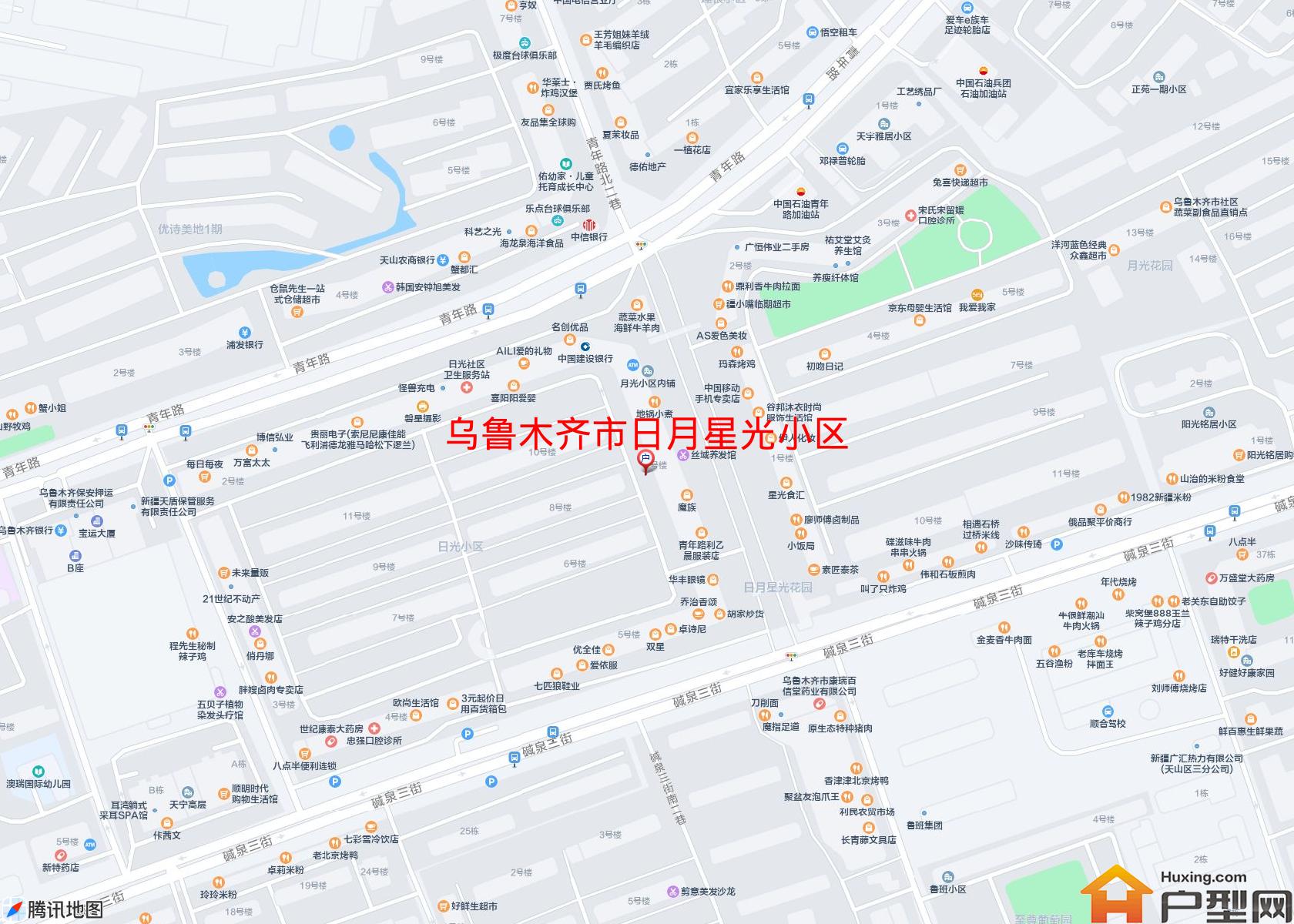 日月星光小区小区 - 户型网
