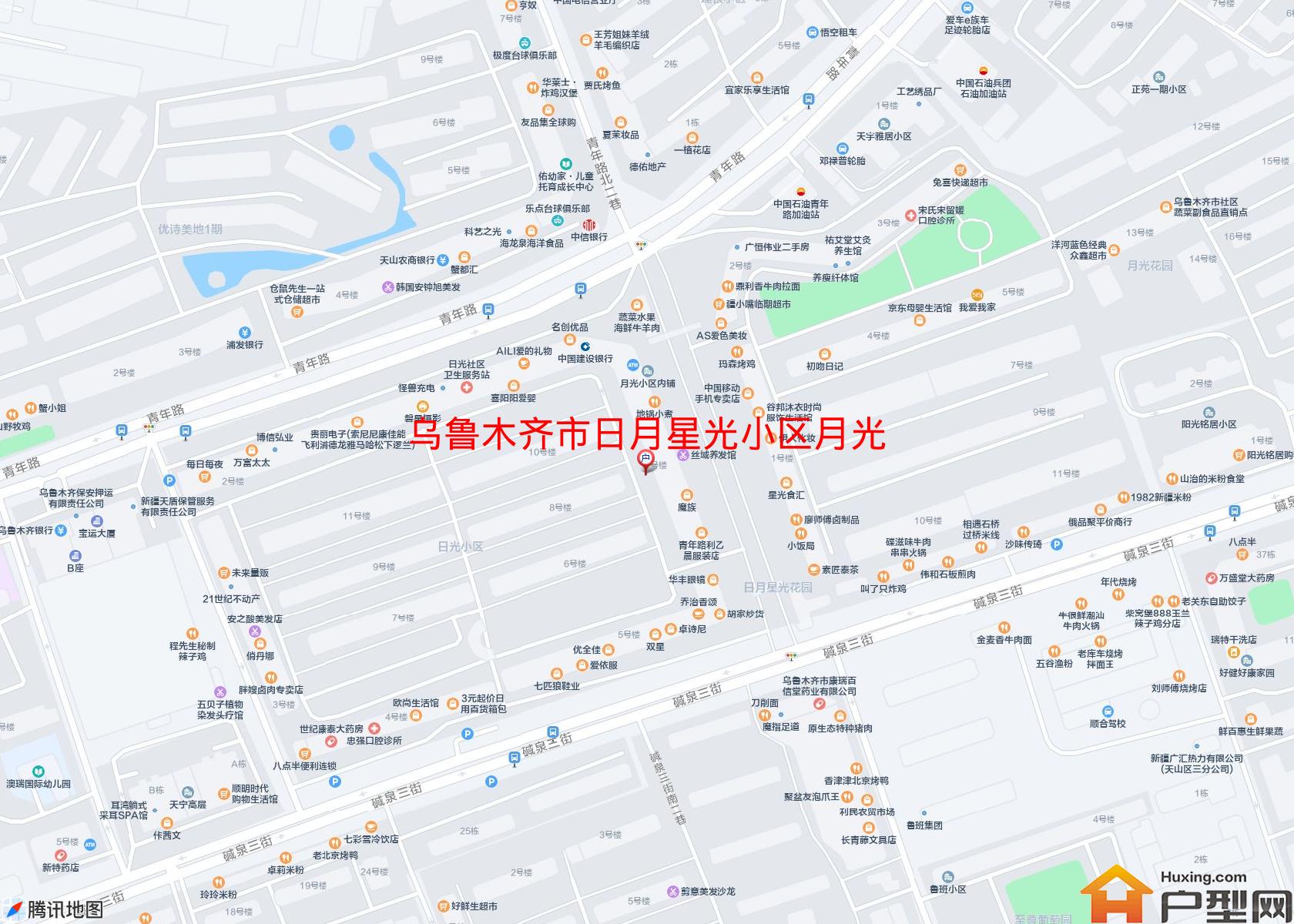 日月星光小区月光小区小区 - 户型网