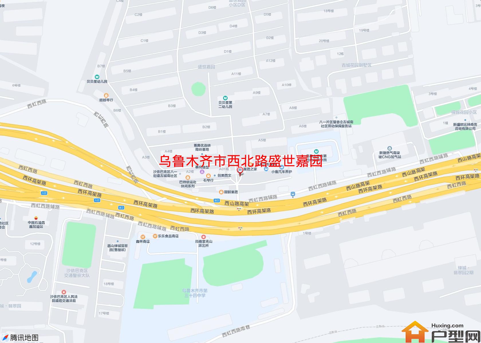 西北路盛世嘉园小区 - 户型网