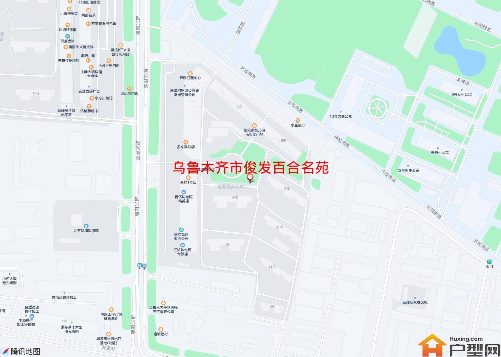 俊发百合名苑小区 - 户型网
