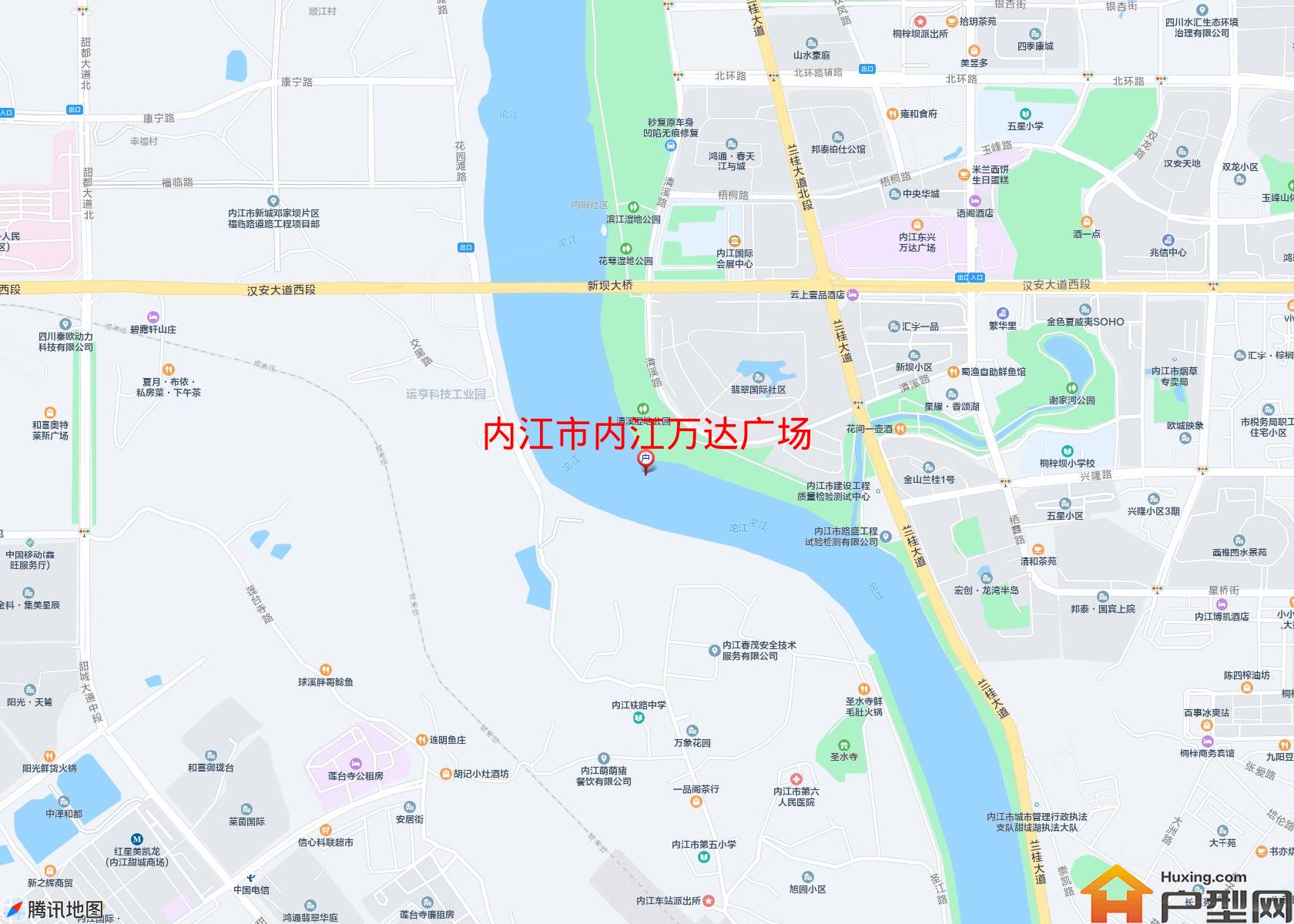 内江万达广场小区 - 户型网
