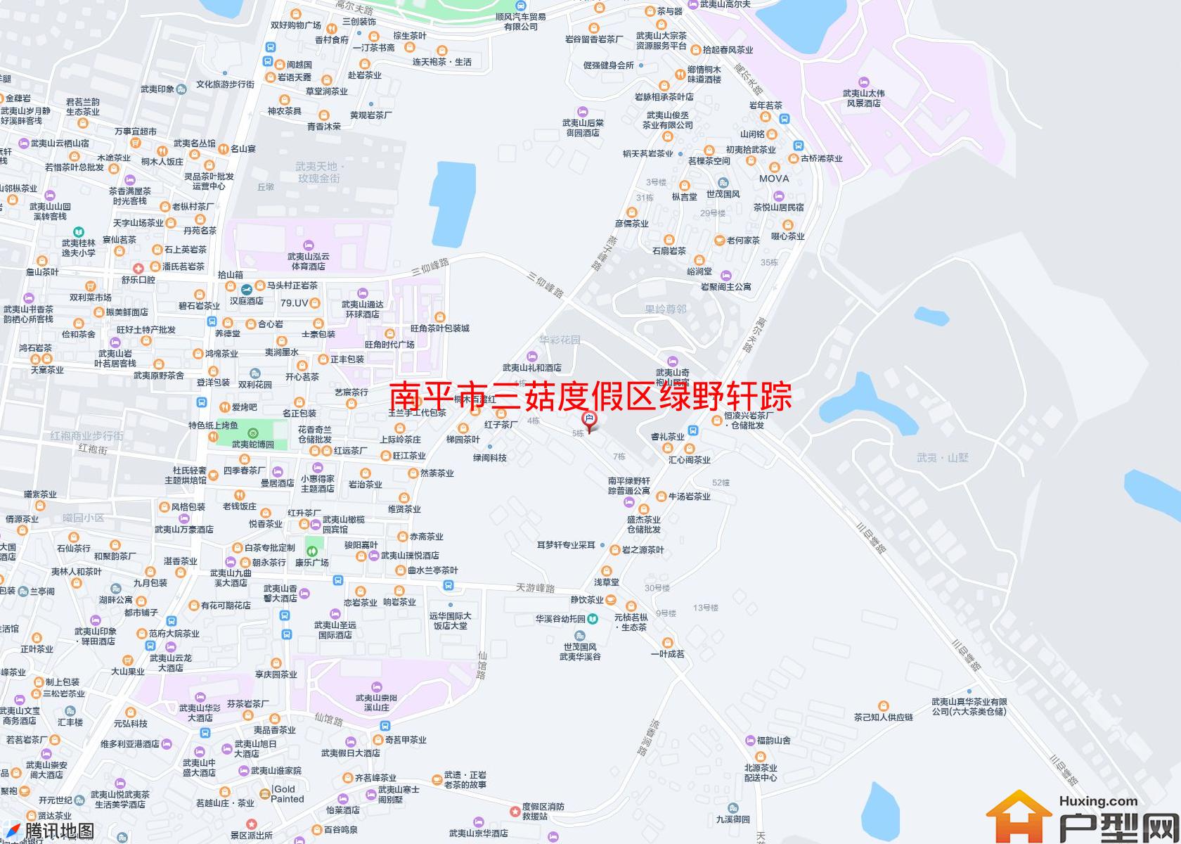 三菇度假区 绿野轩踪小区 - 户型网