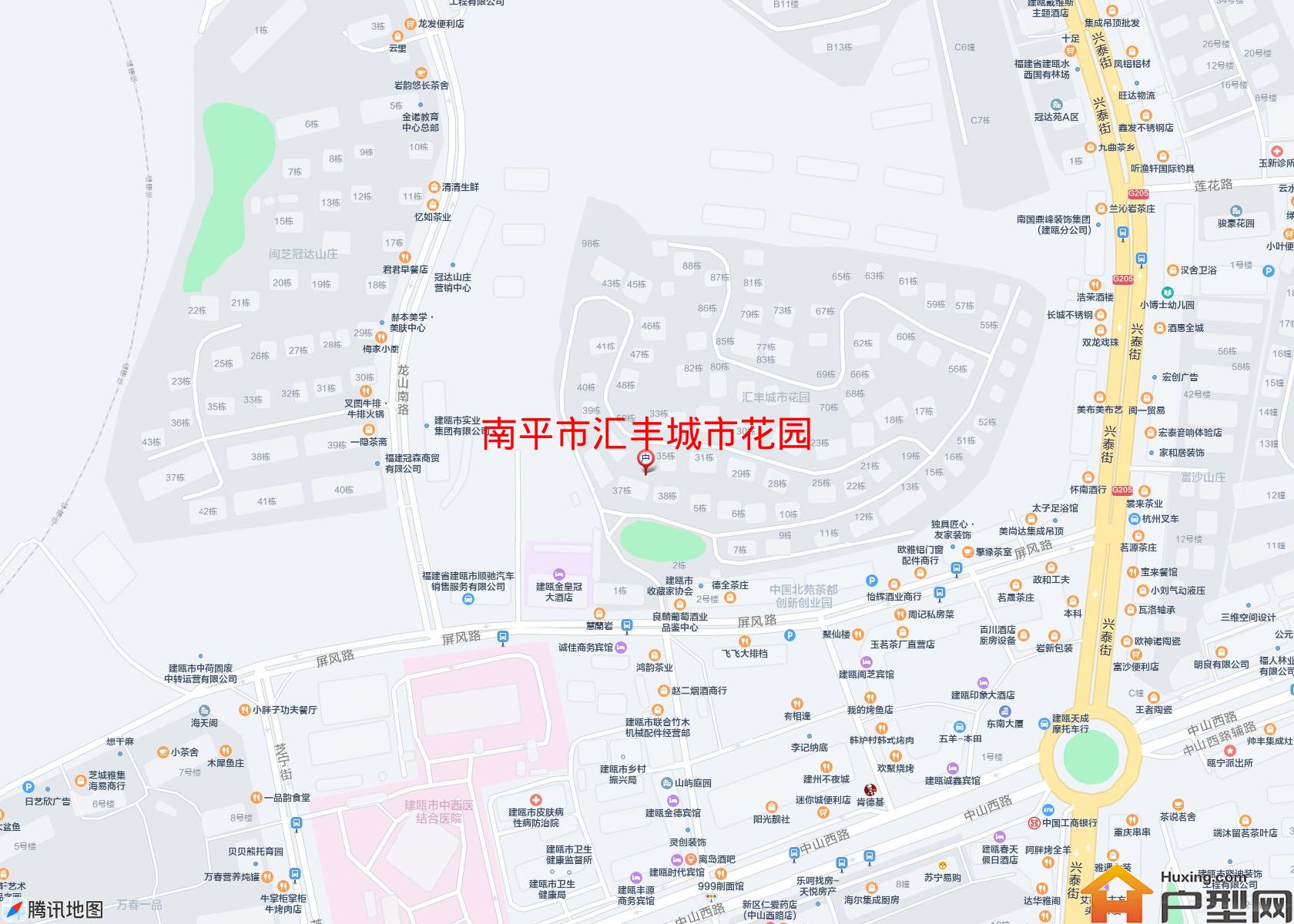 汇丰城市花园小区 - 户型网