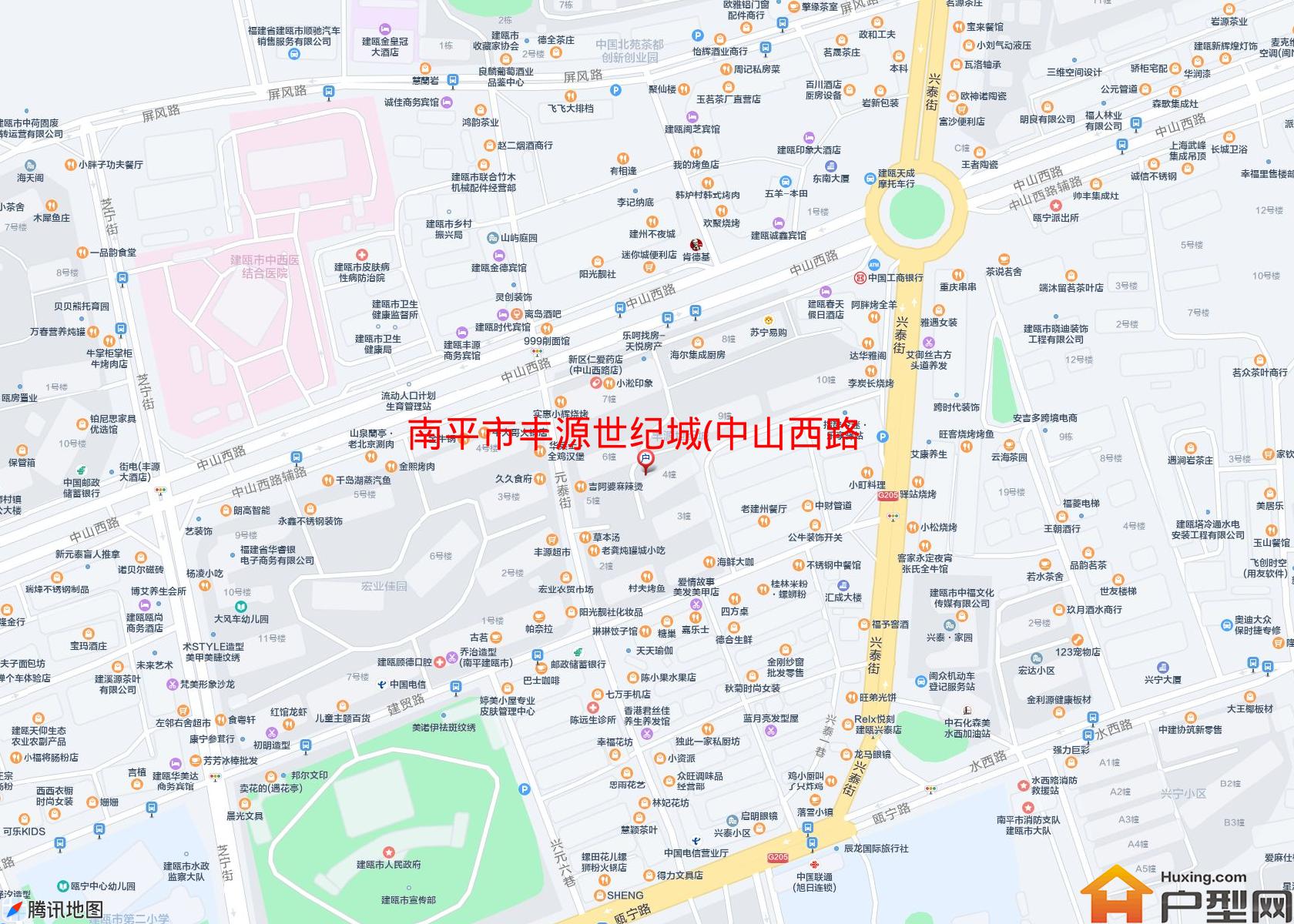 丰源世纪城(中山西路)小区 - 户型网