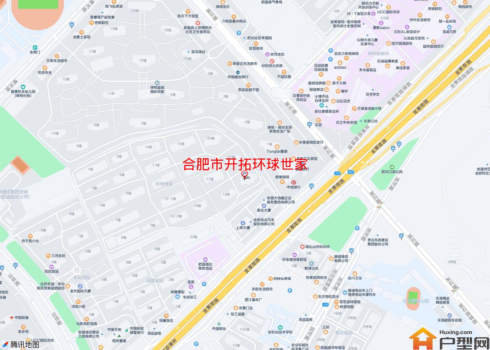 开拓环球世家小区 - 户型网