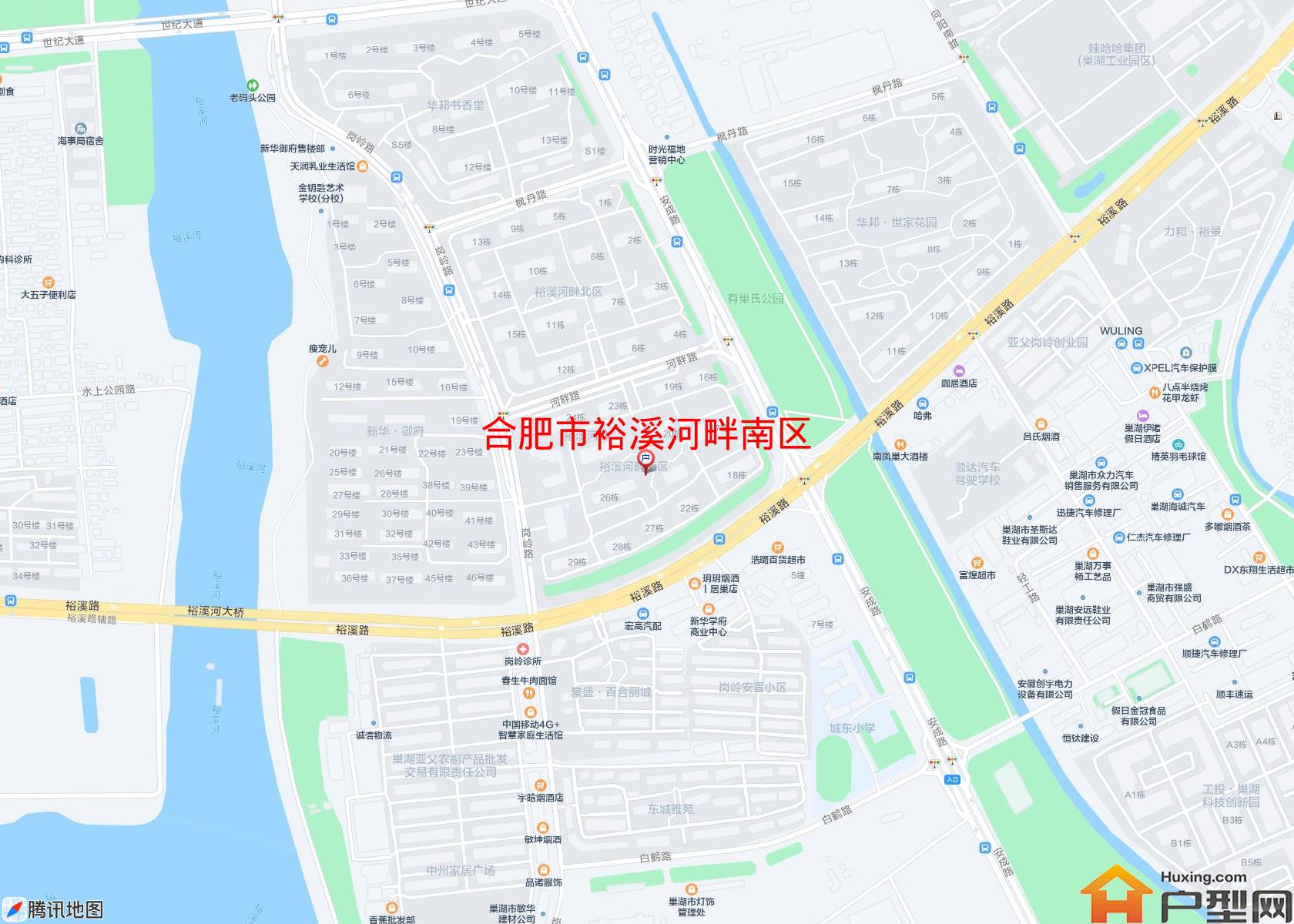 裕溪河畔南区小区 - 户型网