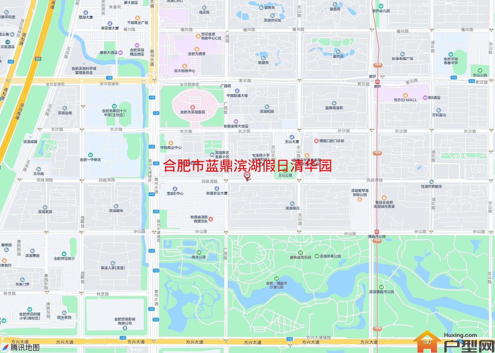 蓝鼎滨湖假日清华园小区 - 户型网