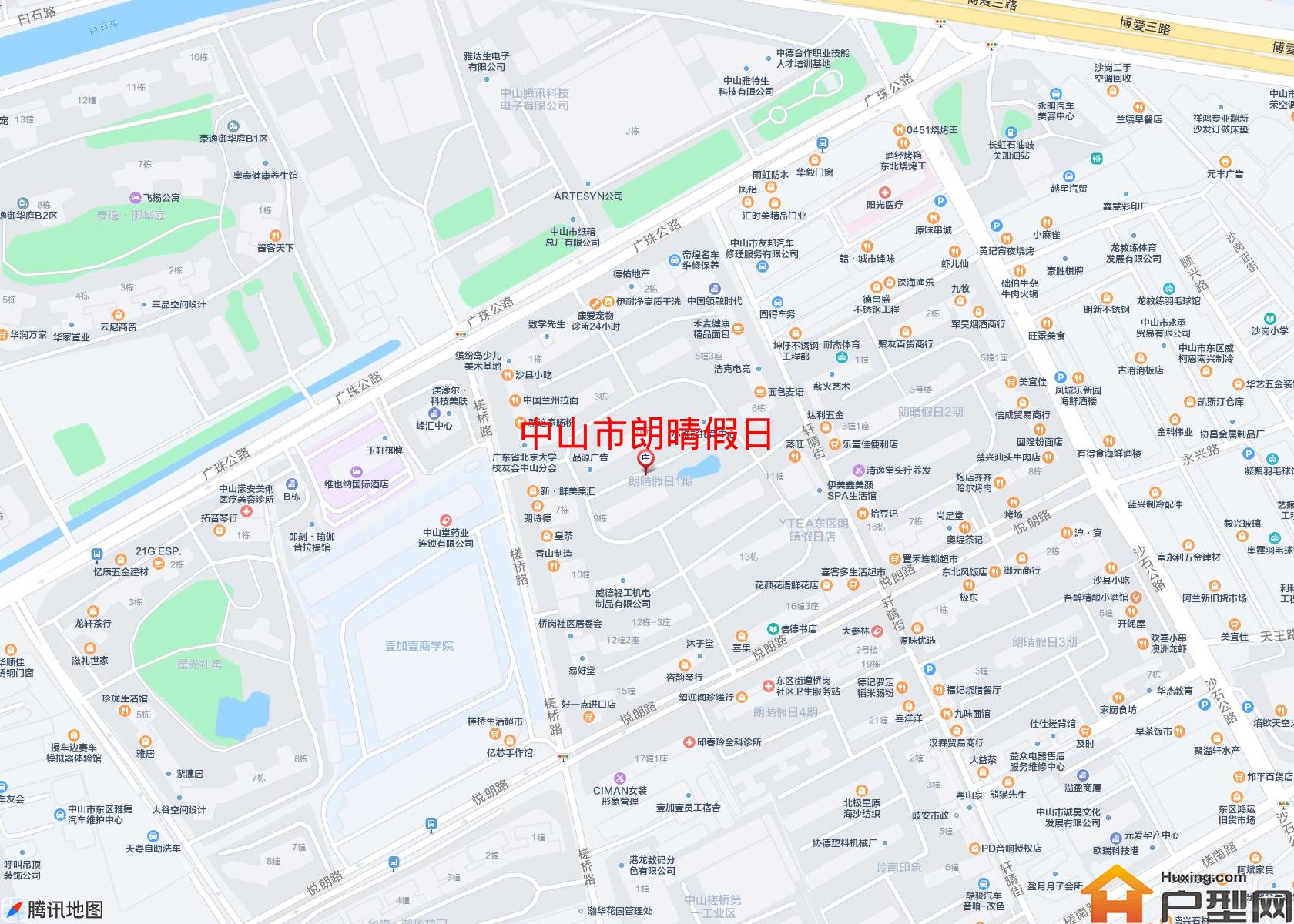 朗晴假日小区 - 户型网