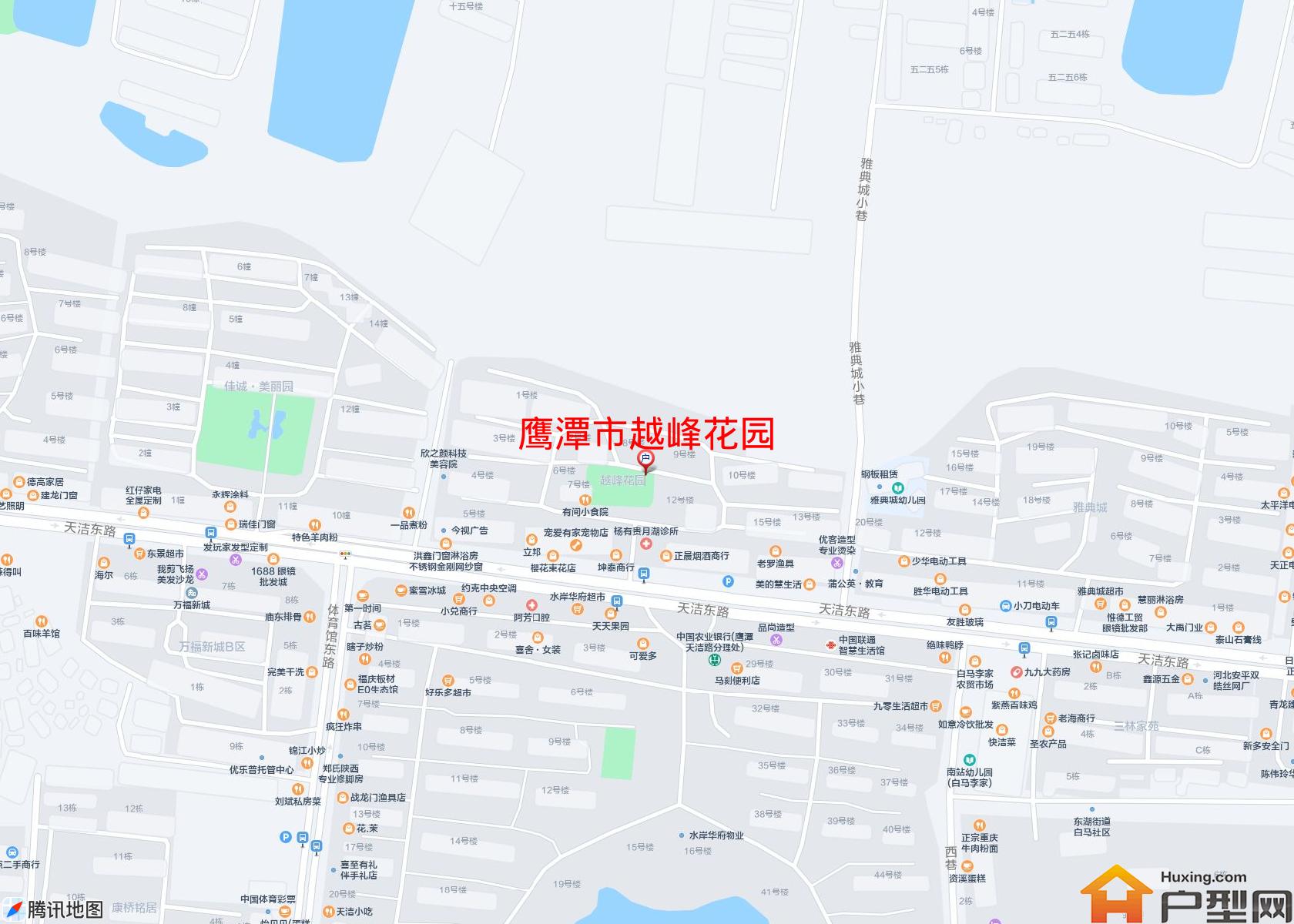 越峰花园小区 - 户型网