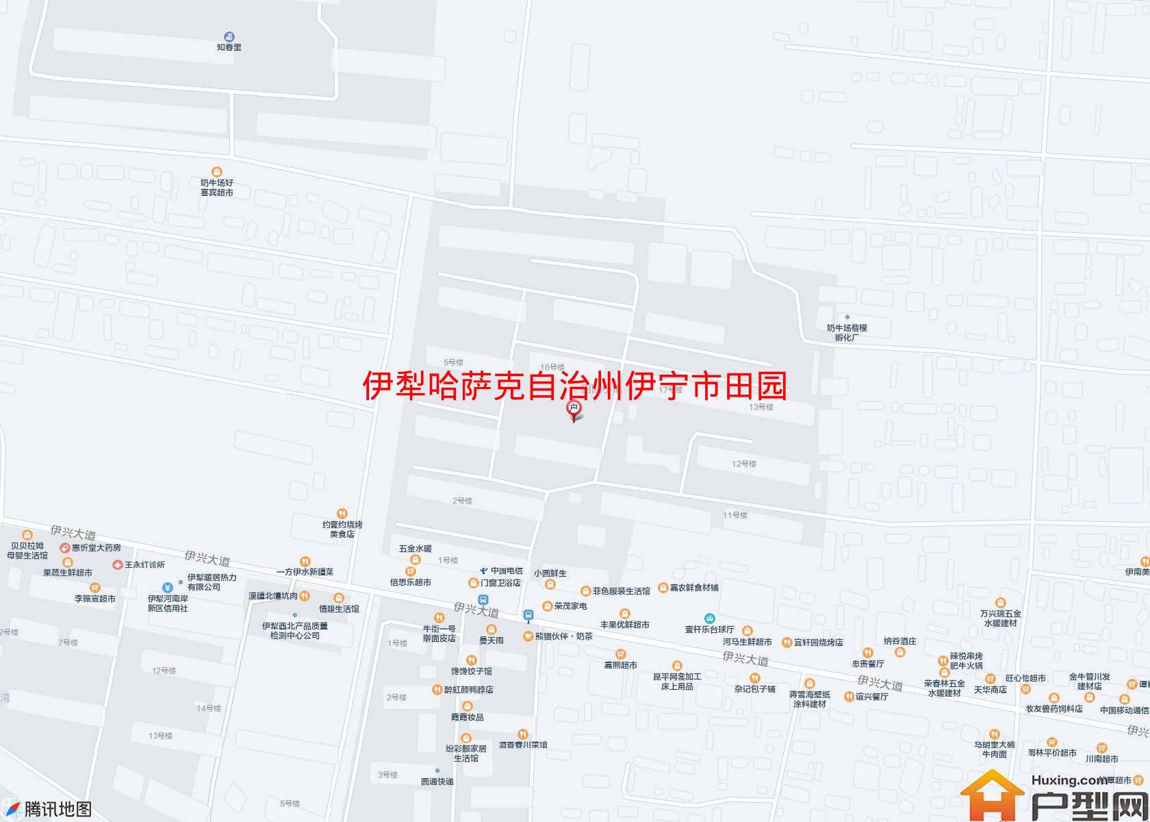 伊宁市田园小镇小区 - 户型网