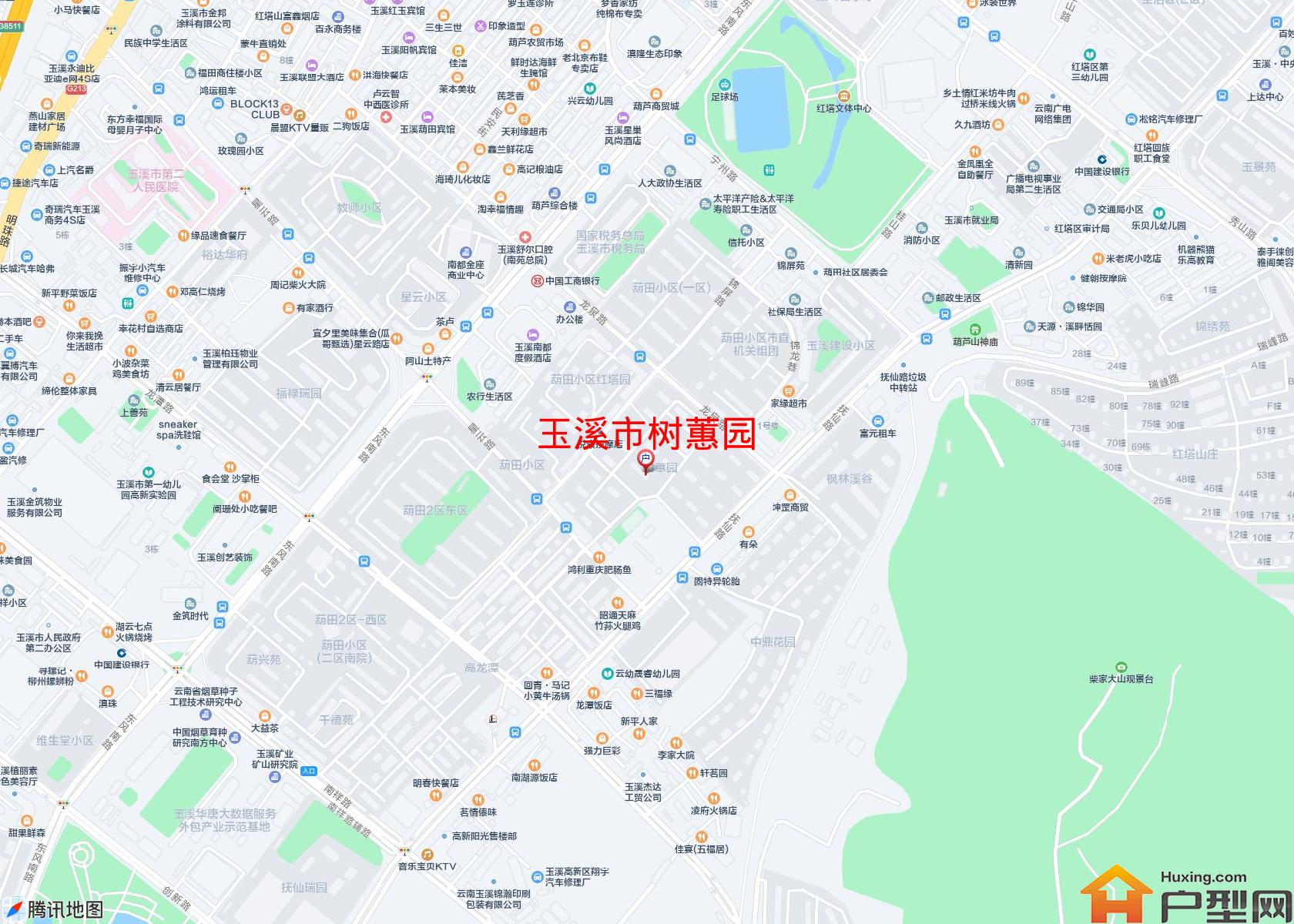 树蕙园小区 - 户型网