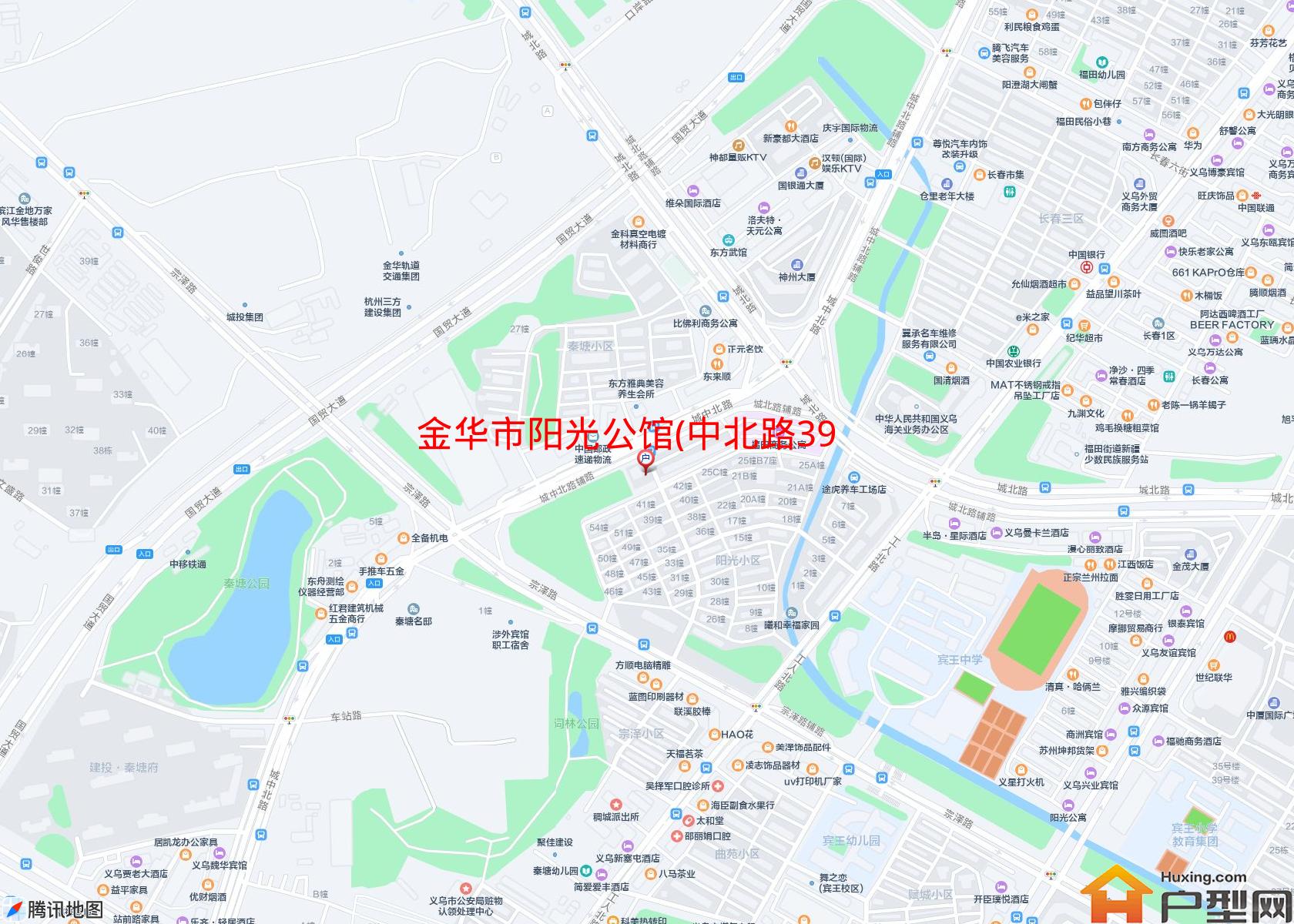 阳光公馆(中北路390号)小区 - 户型网