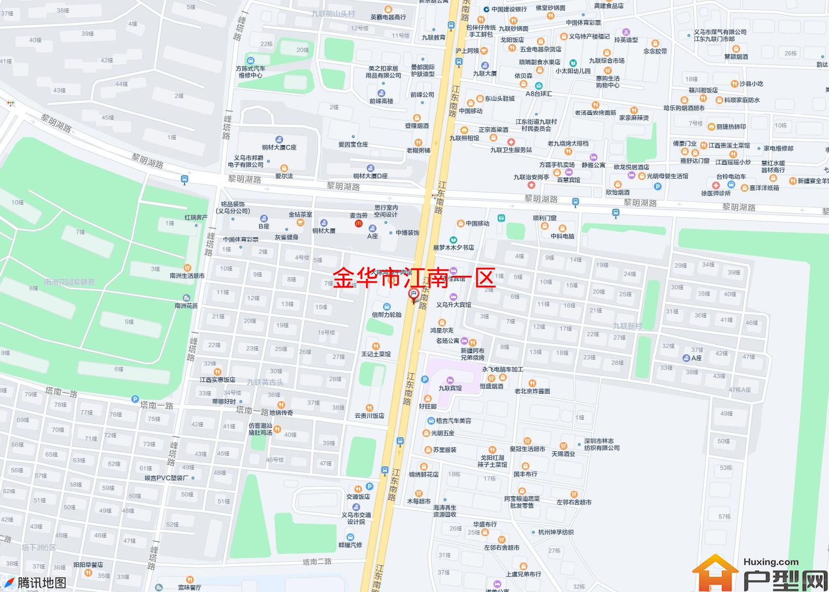 江南一区小区 - 户型网