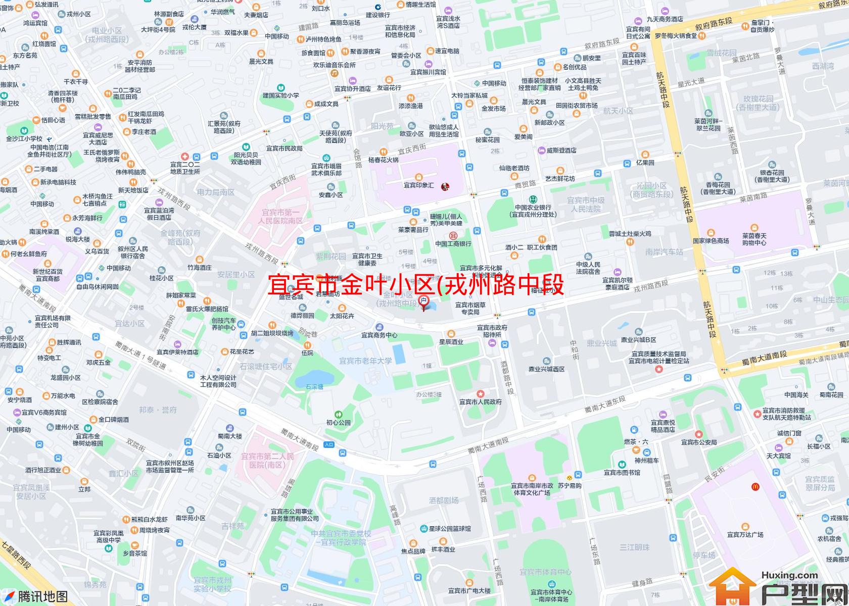 金叶小区(戎州路中段4号)小区 - 户型网