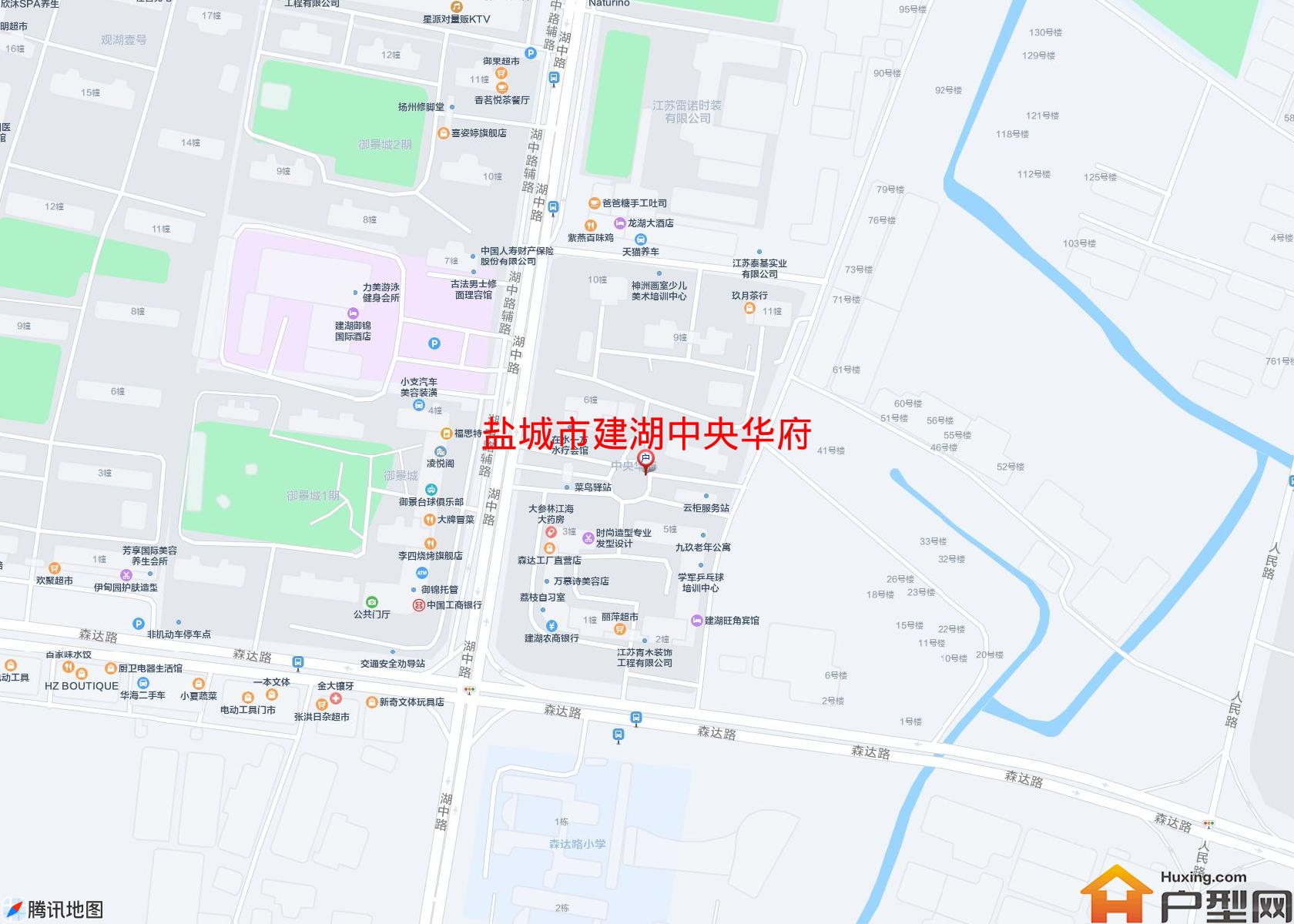 建湖中央华府小区 - 户型网