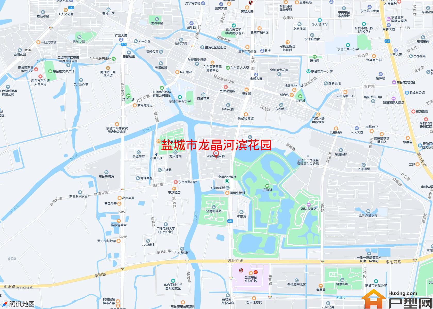 龙晶河滨花园小区 - 户型网