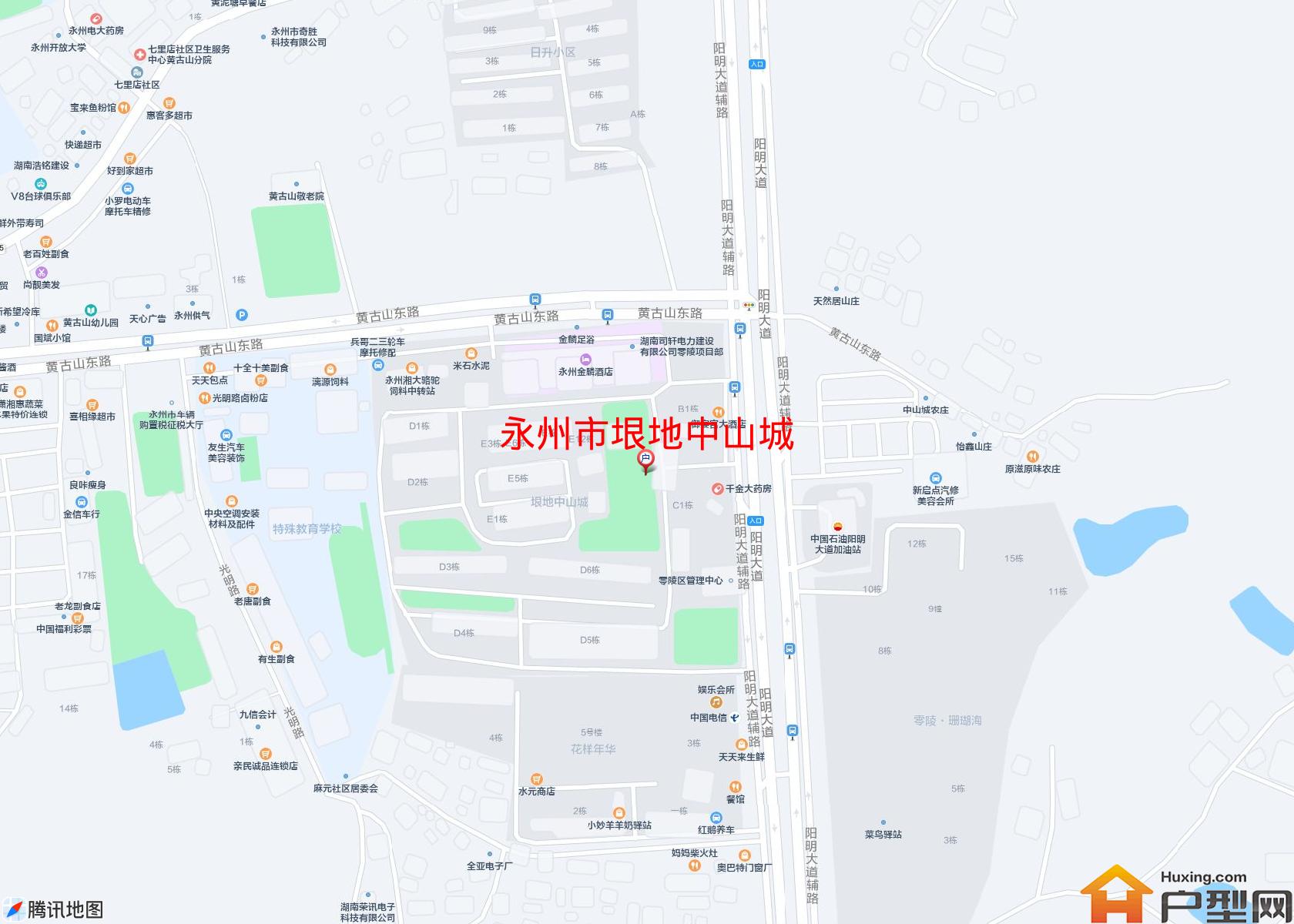 垠地中山城小区 - 户型网