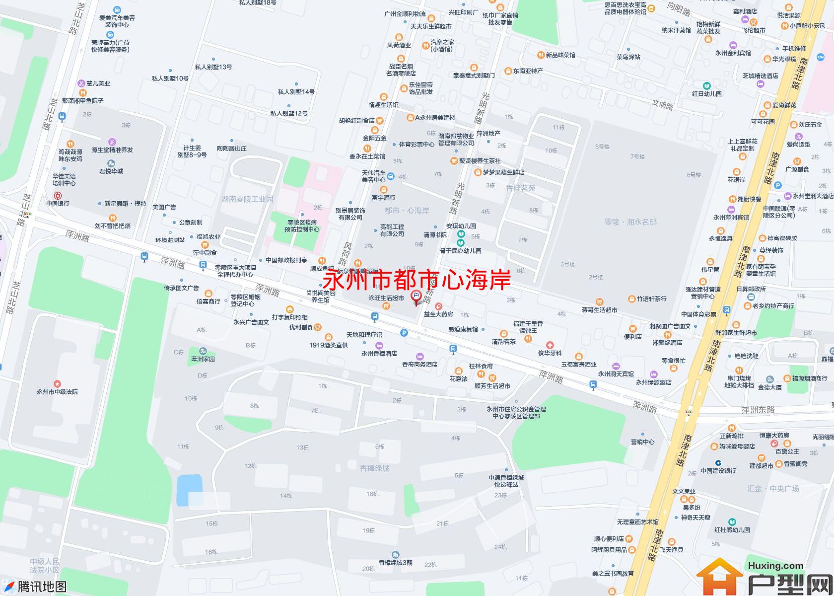都市心海岸小区 - 户型网