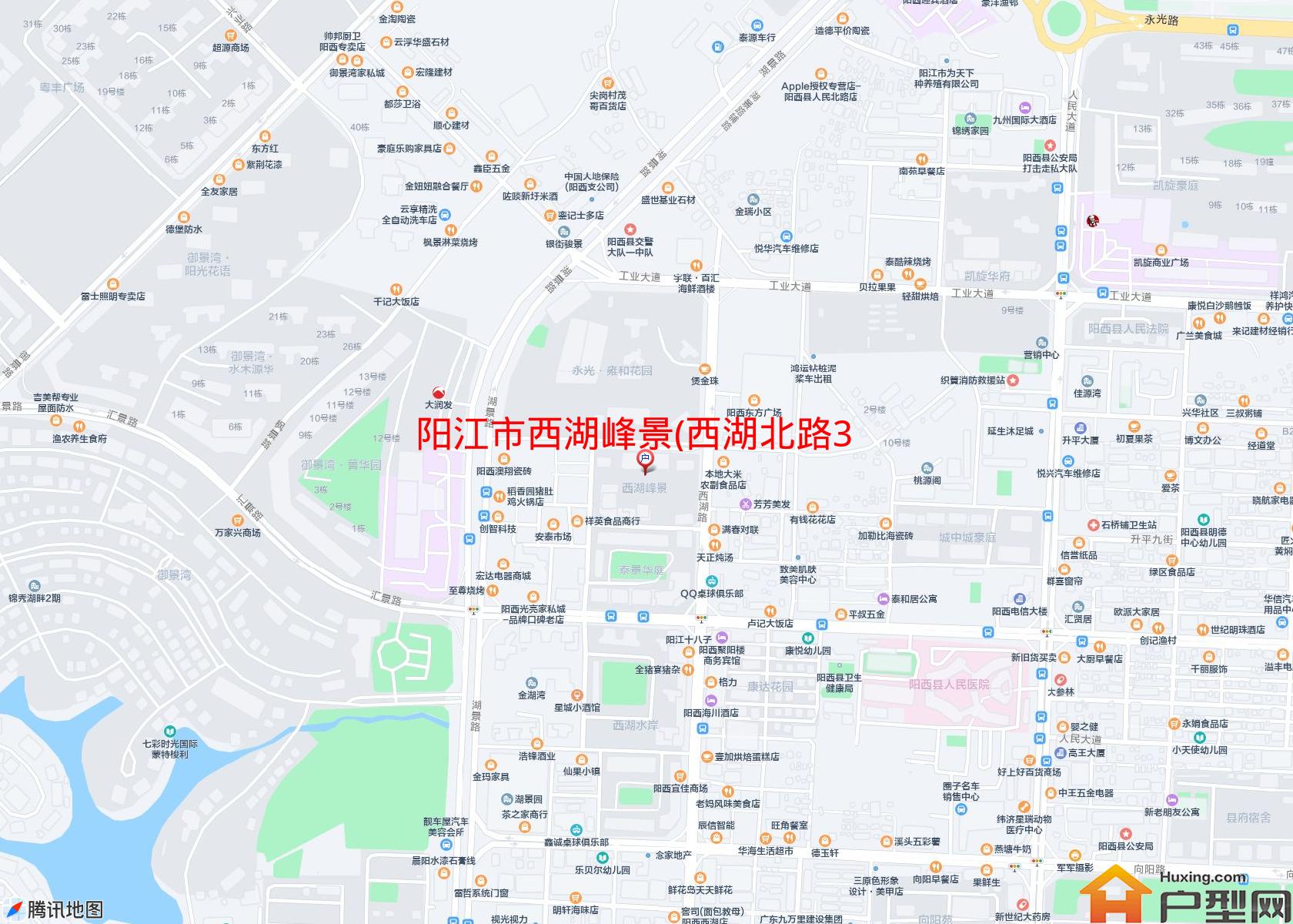 西湖峰景(西湖北路38号)小区 - 户型网