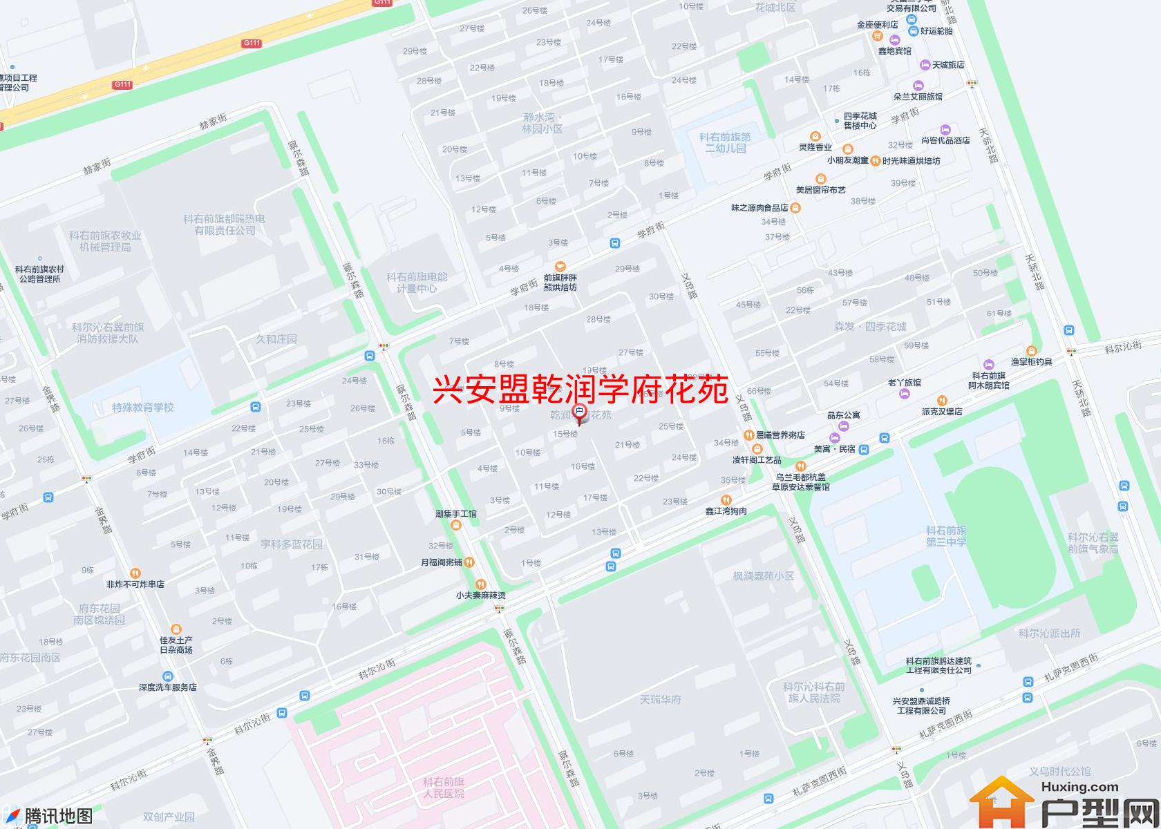 乾润学府花苑小区 - 户型网