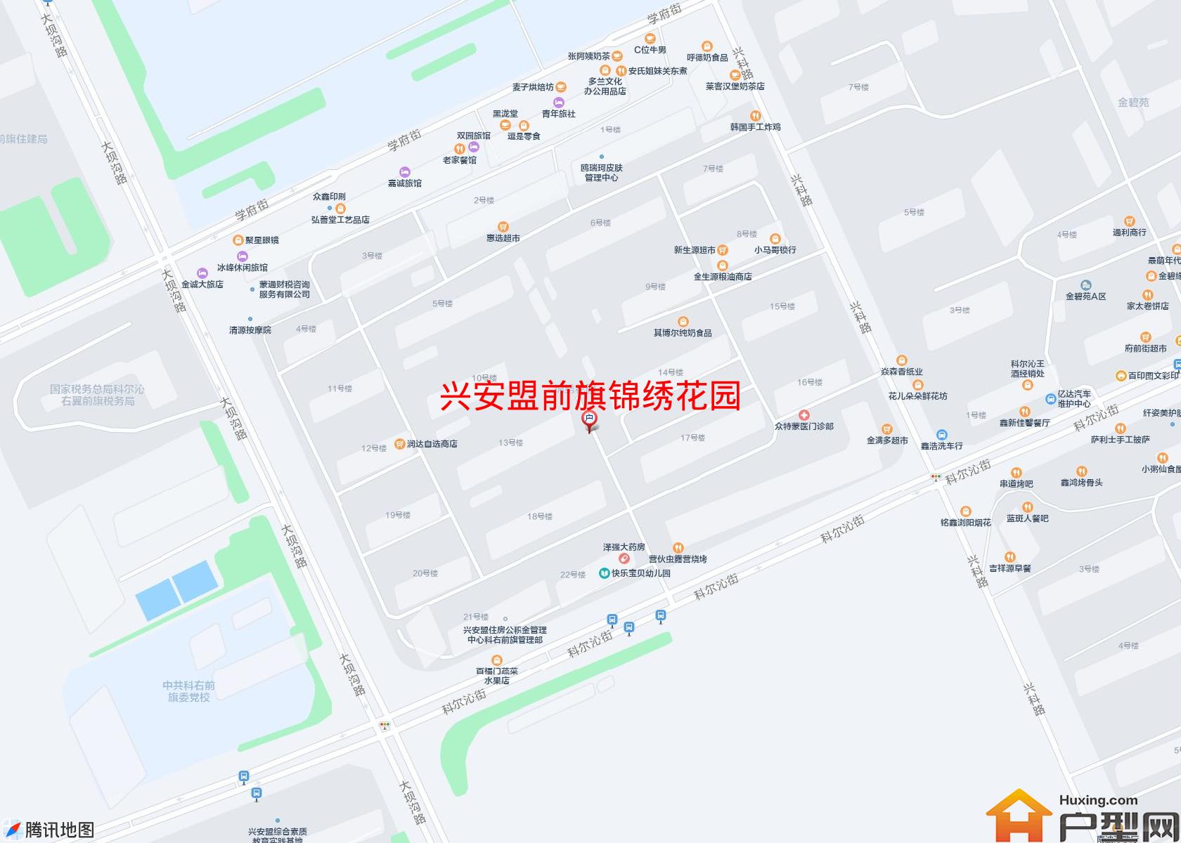 前旗锦绣花园小区 - 户型网