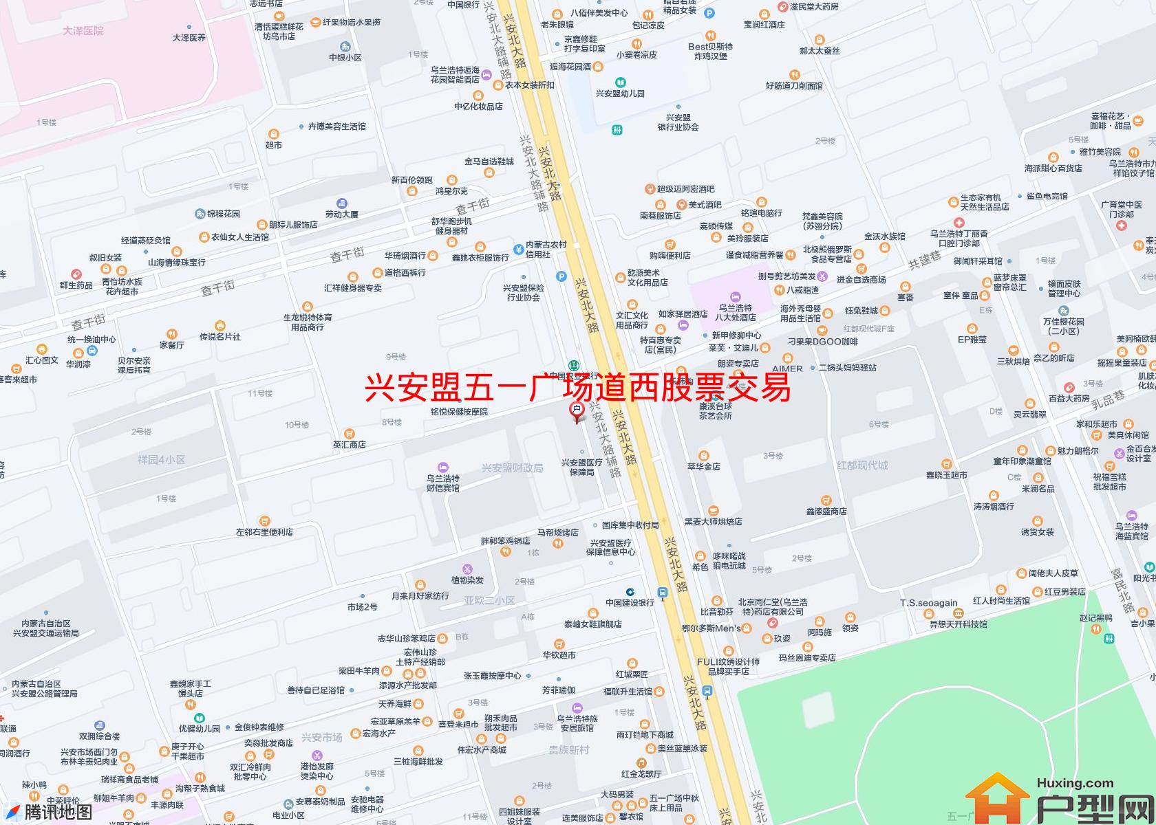 五一广场道西股票交易大厅附近单间出租小区 - 户型网