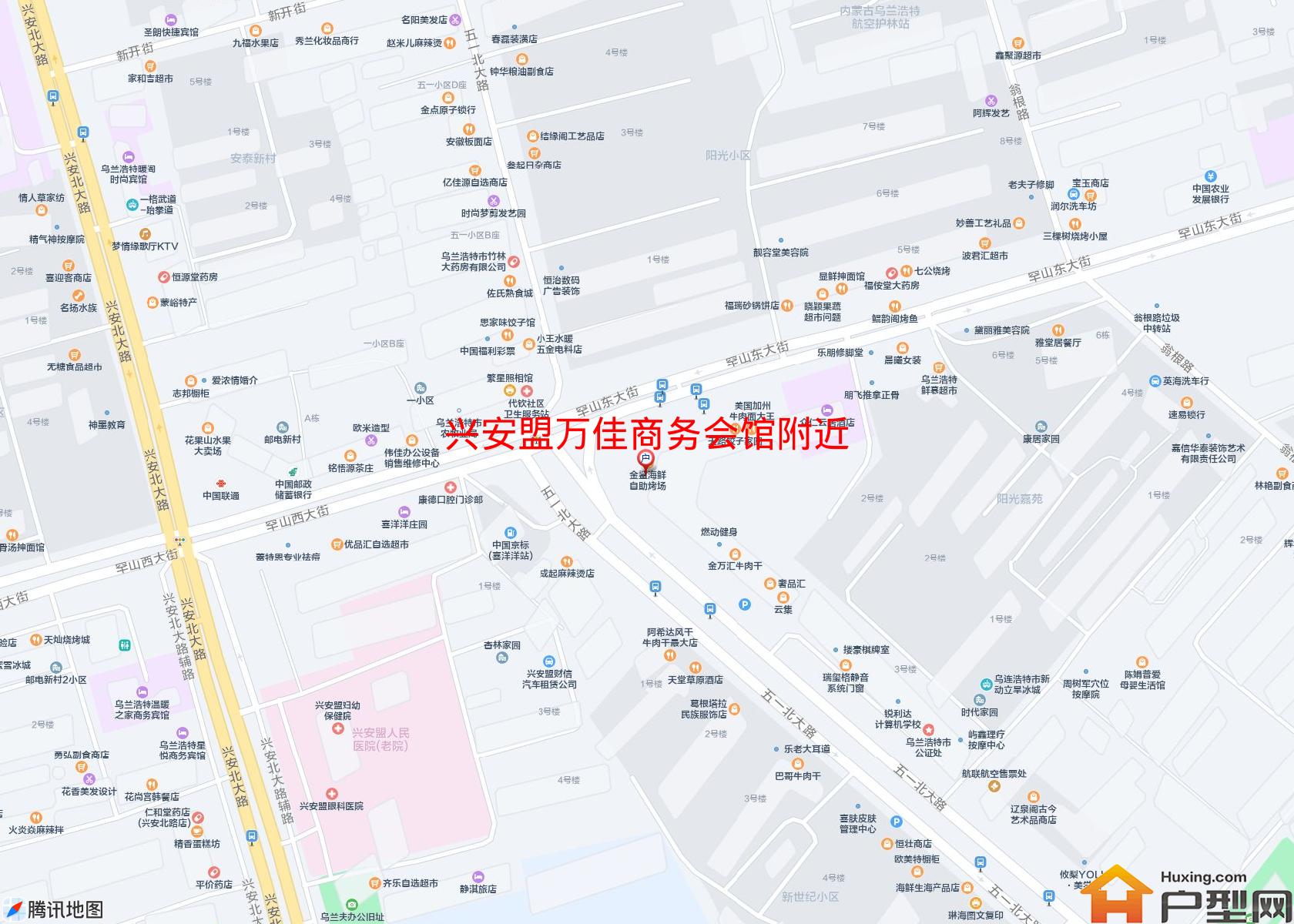 万佳商务会馆附近小区 - 户型网
