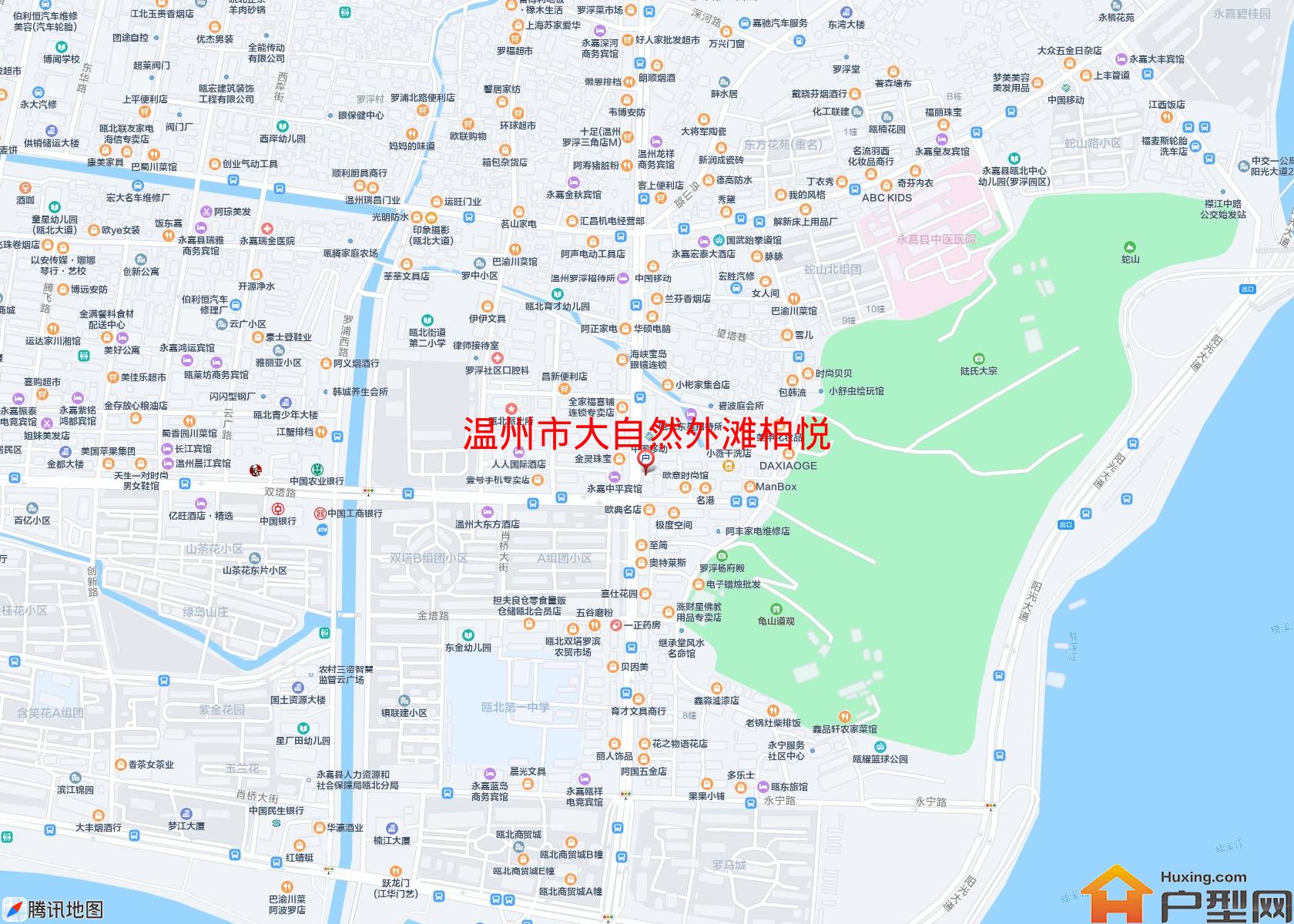 大自然外滩柏悦小区 - 户型网