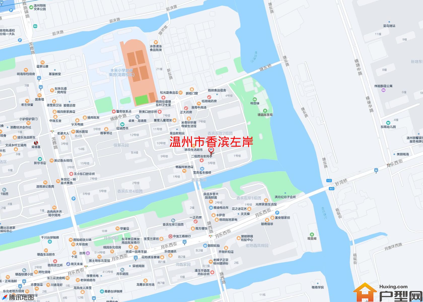 香滨左岸小区 - 户型网